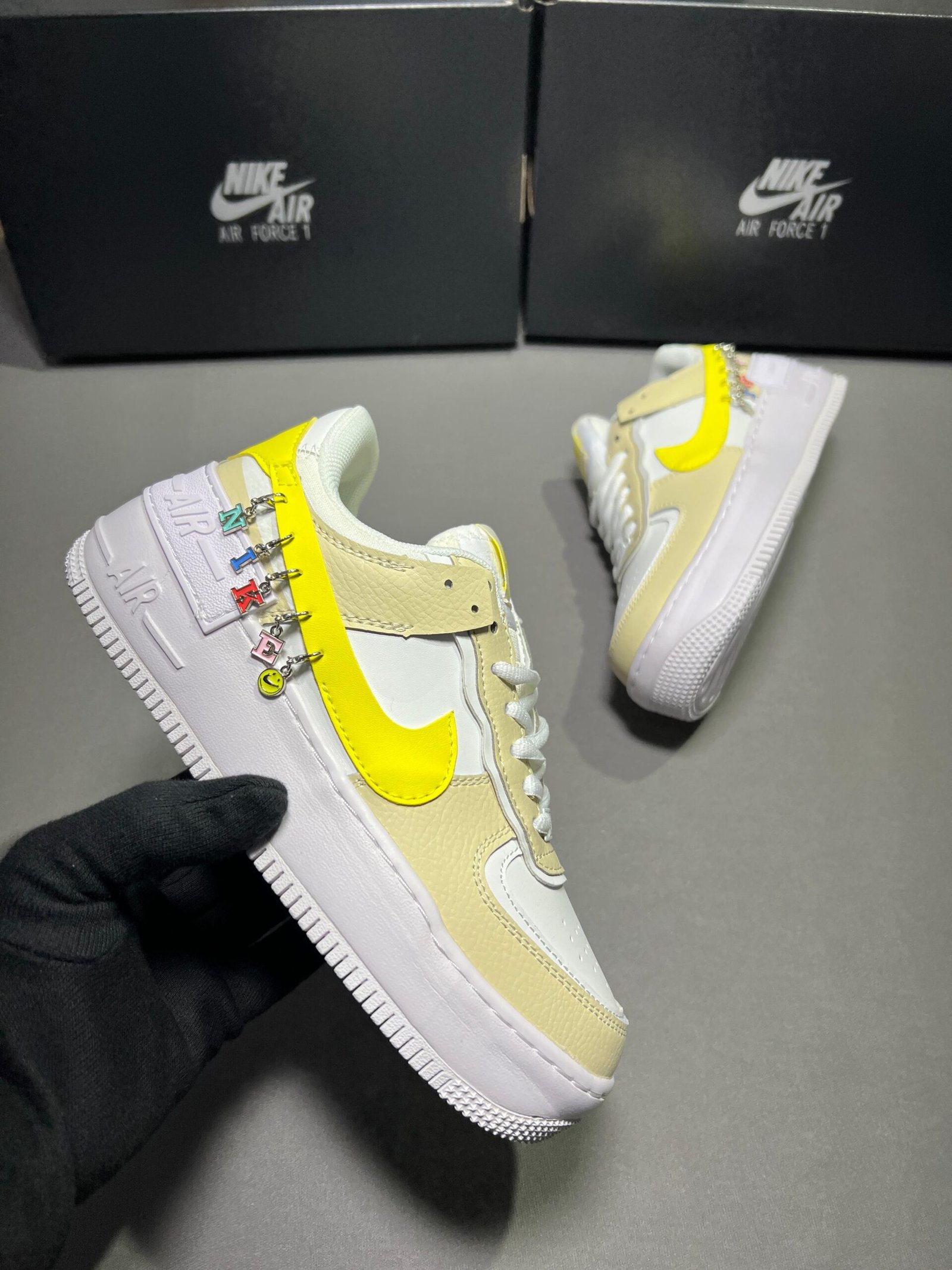 Shadow Yellow Lucky Charms Shoes For Girls