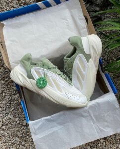 Ozelia White Olive Sneaker For Boys