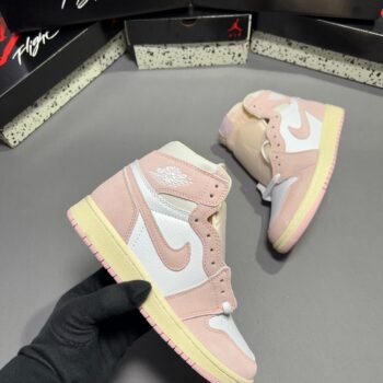 Retro One High Washed Pink Shoes For Girls