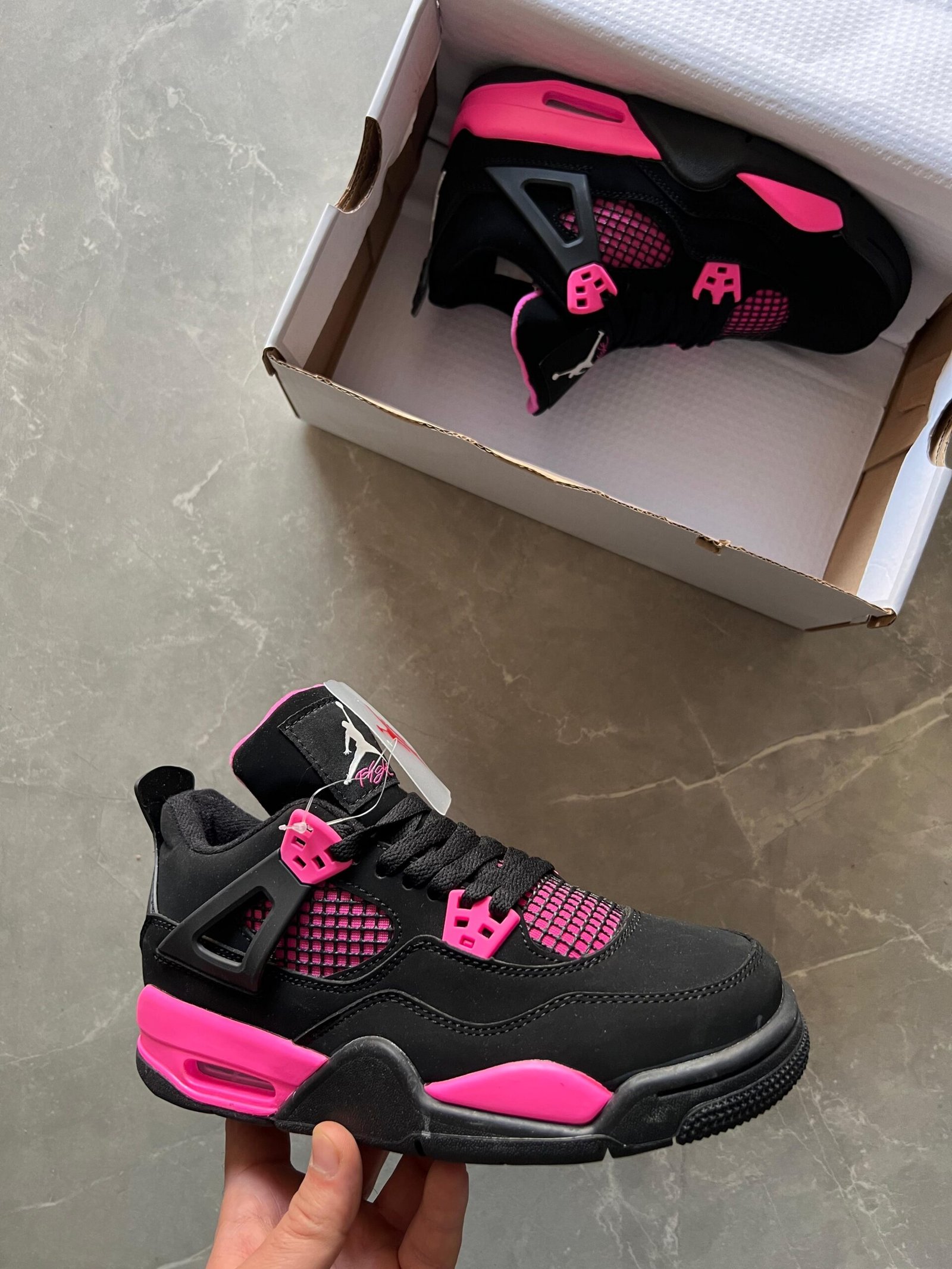 Retro Pink Thunder Sneakers For Girls