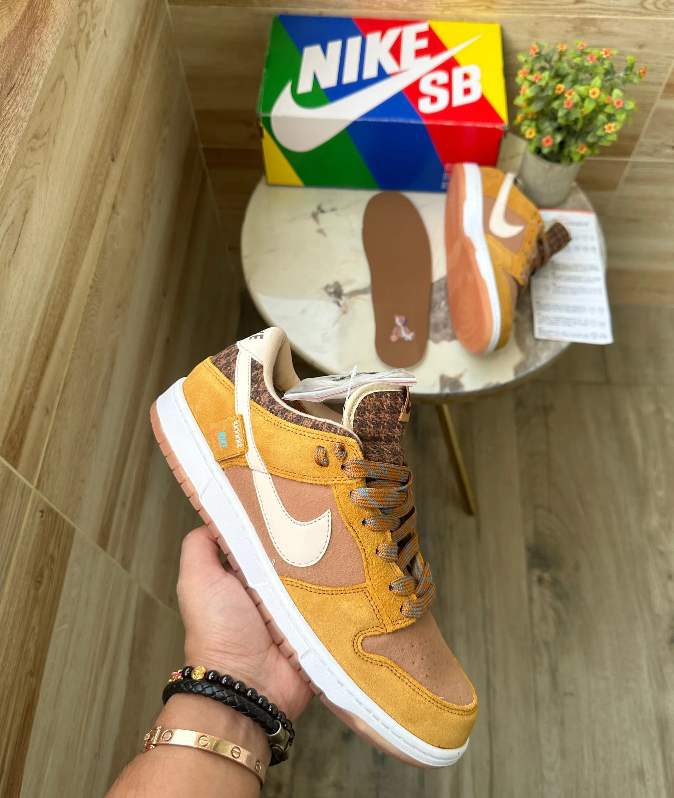 SB Dunks Low Teddy Bear Sneakers (3) SB Dunks Low Teddy Bear Sneakers