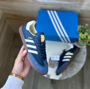 Samba Navy Sneakers For Boys In Stock