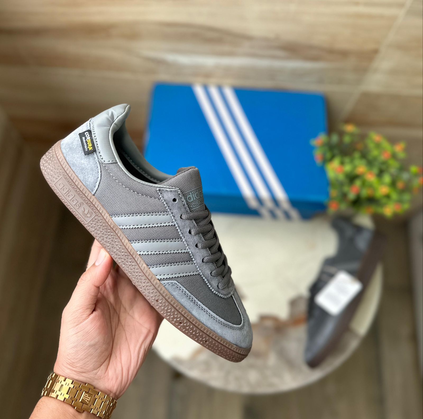 Spezial Grey Sneaker Imported For Boys