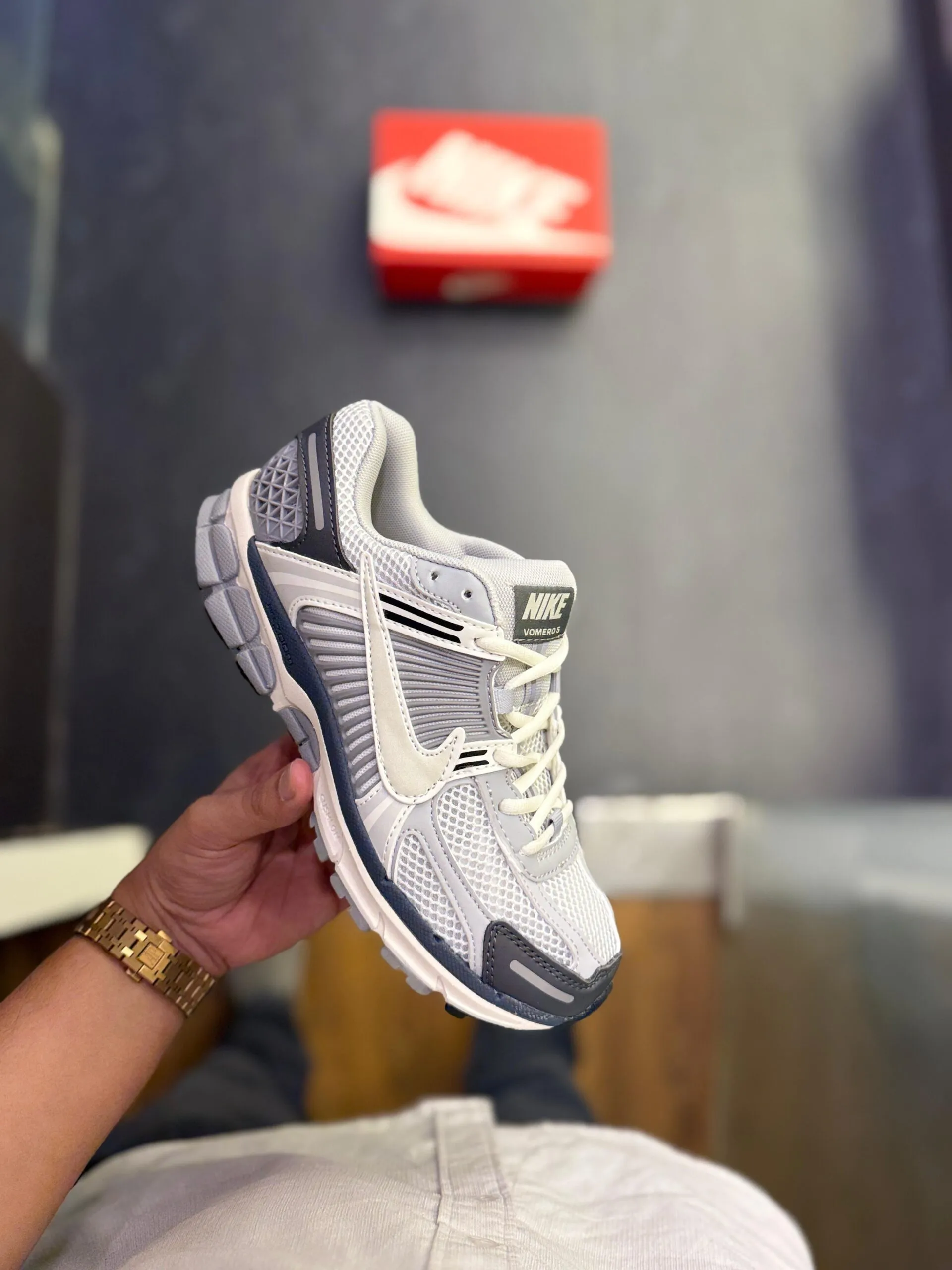 Zoom Vomero 5 Wolf Grey Sneakers For Boys | 7AShoes First Copy