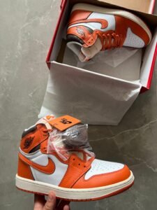 Retro High Starfish Orange Sneakers Limited Stock