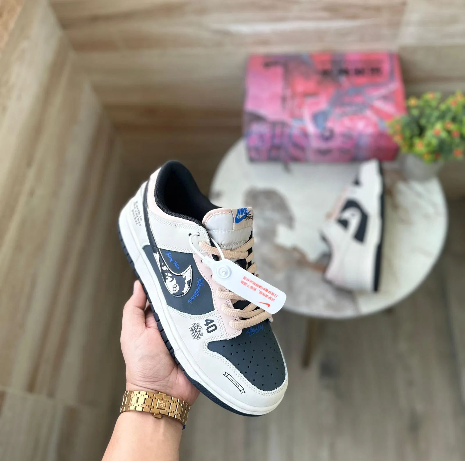 Stussy Nike SB スニーカー Nike Stüssy x Dunk Pro SB Low Cherry for Sale - Authenticity