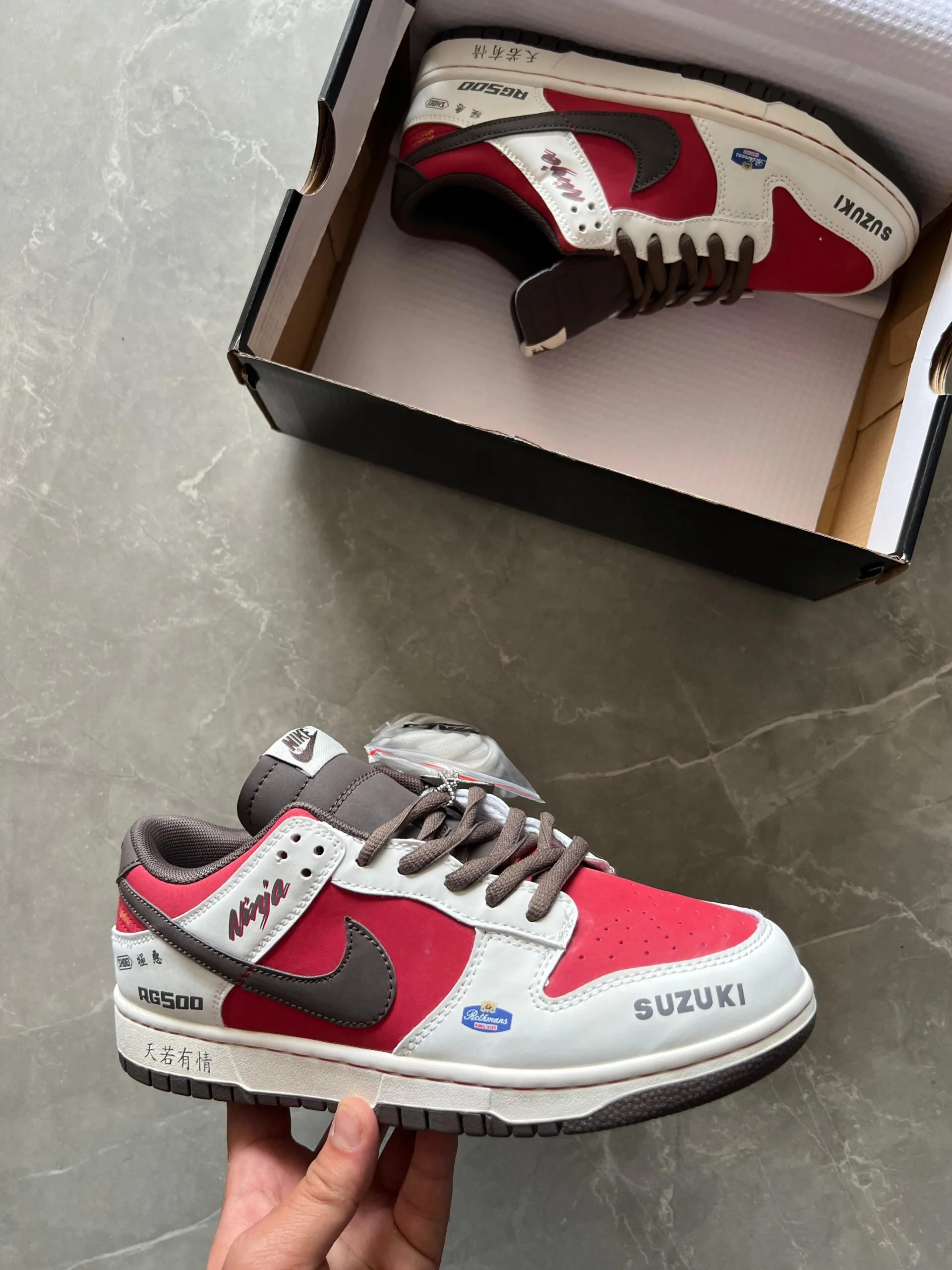 SB Dunk Suzuki Shoes Full Leather Quality | 7AShoes First Copy