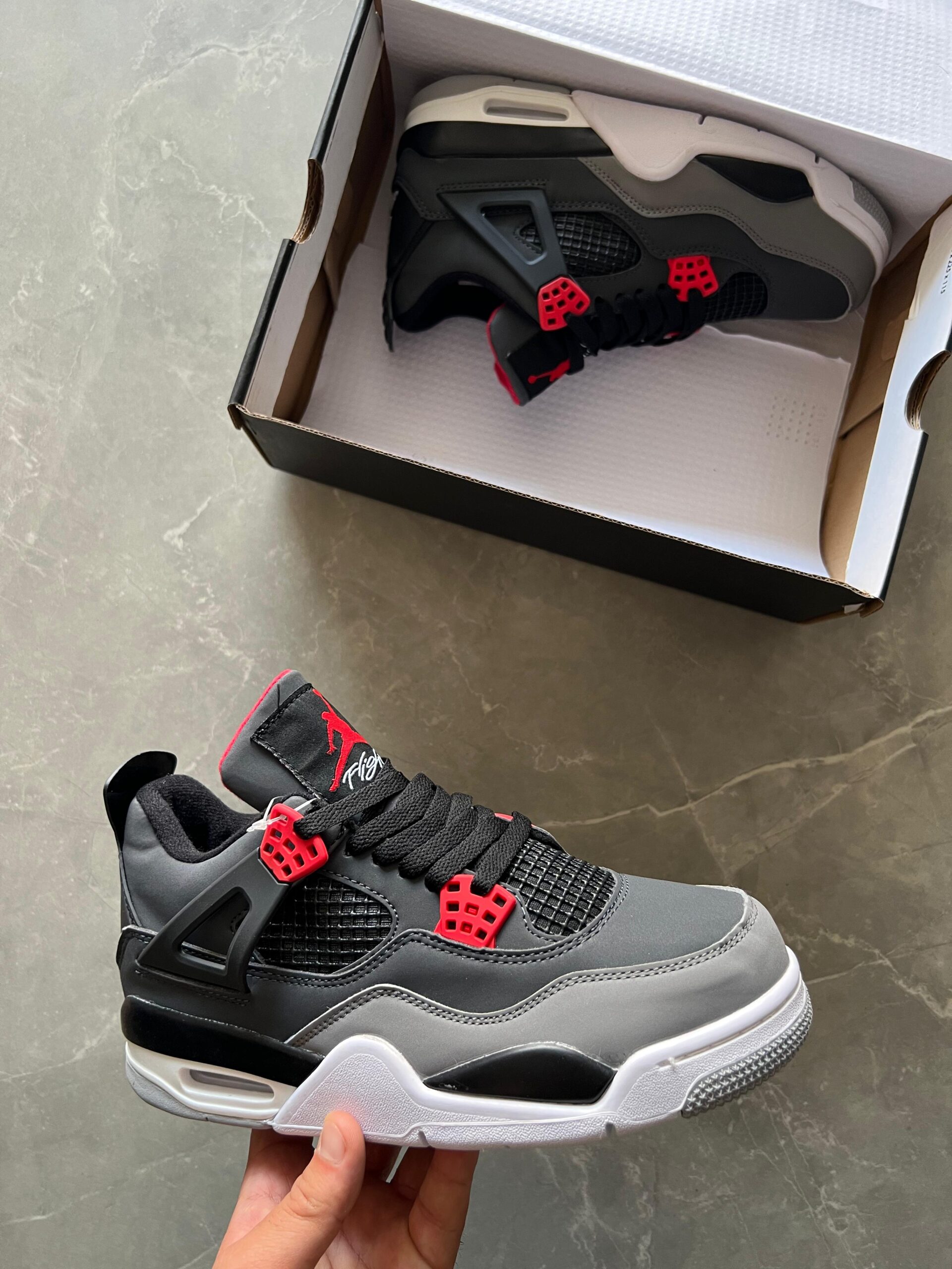 Retro 4 Infrared Gs Sneakers For Boys