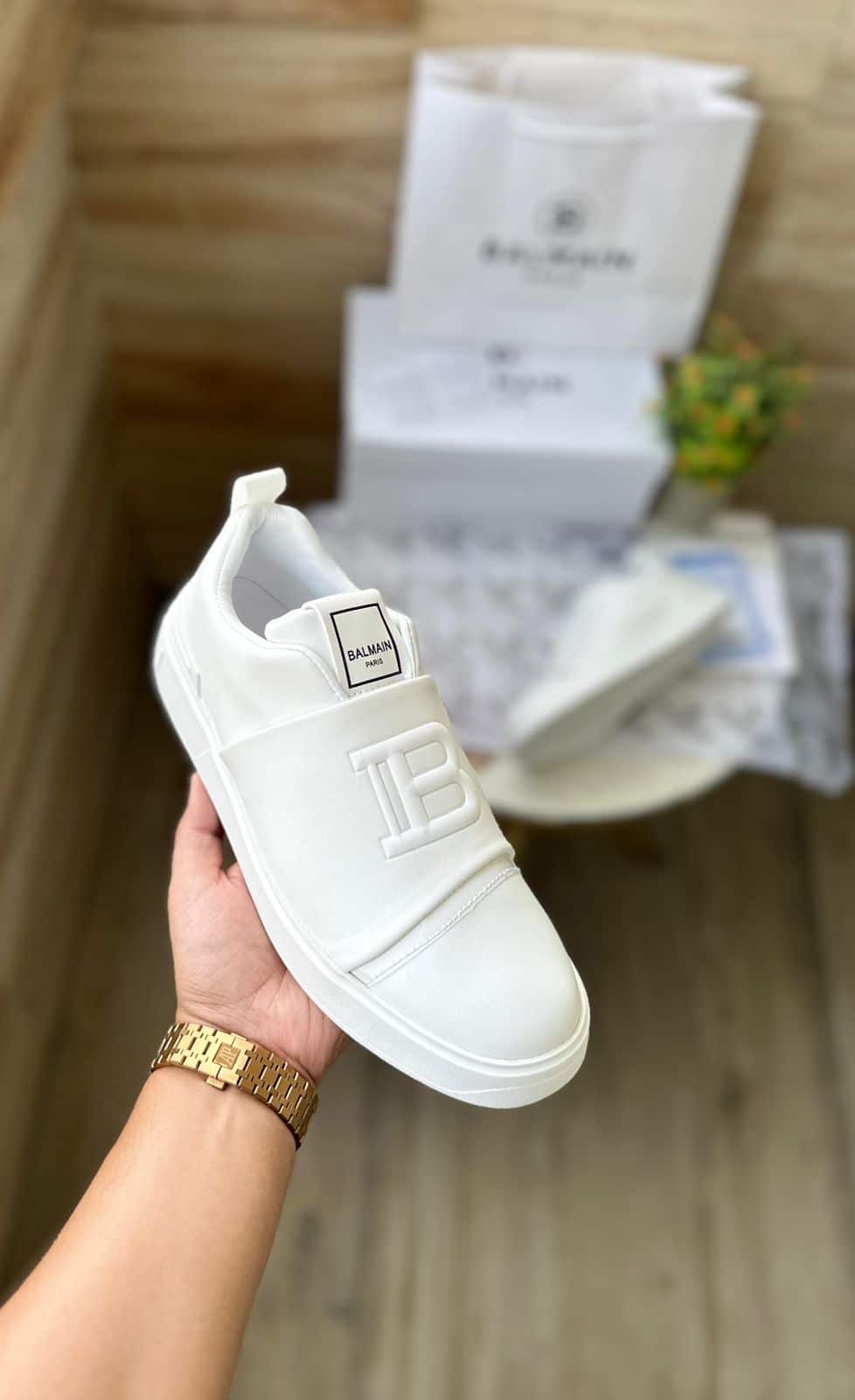 BP White Ultra Luxury Brand Sneakers In Stock