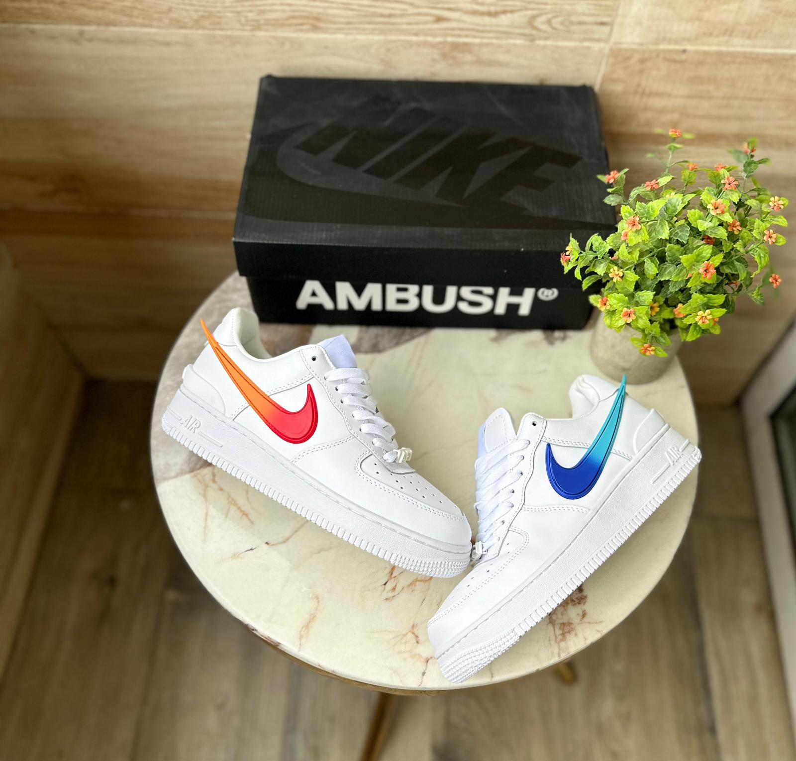 Airforce Ambush White Blue Orange For Boys