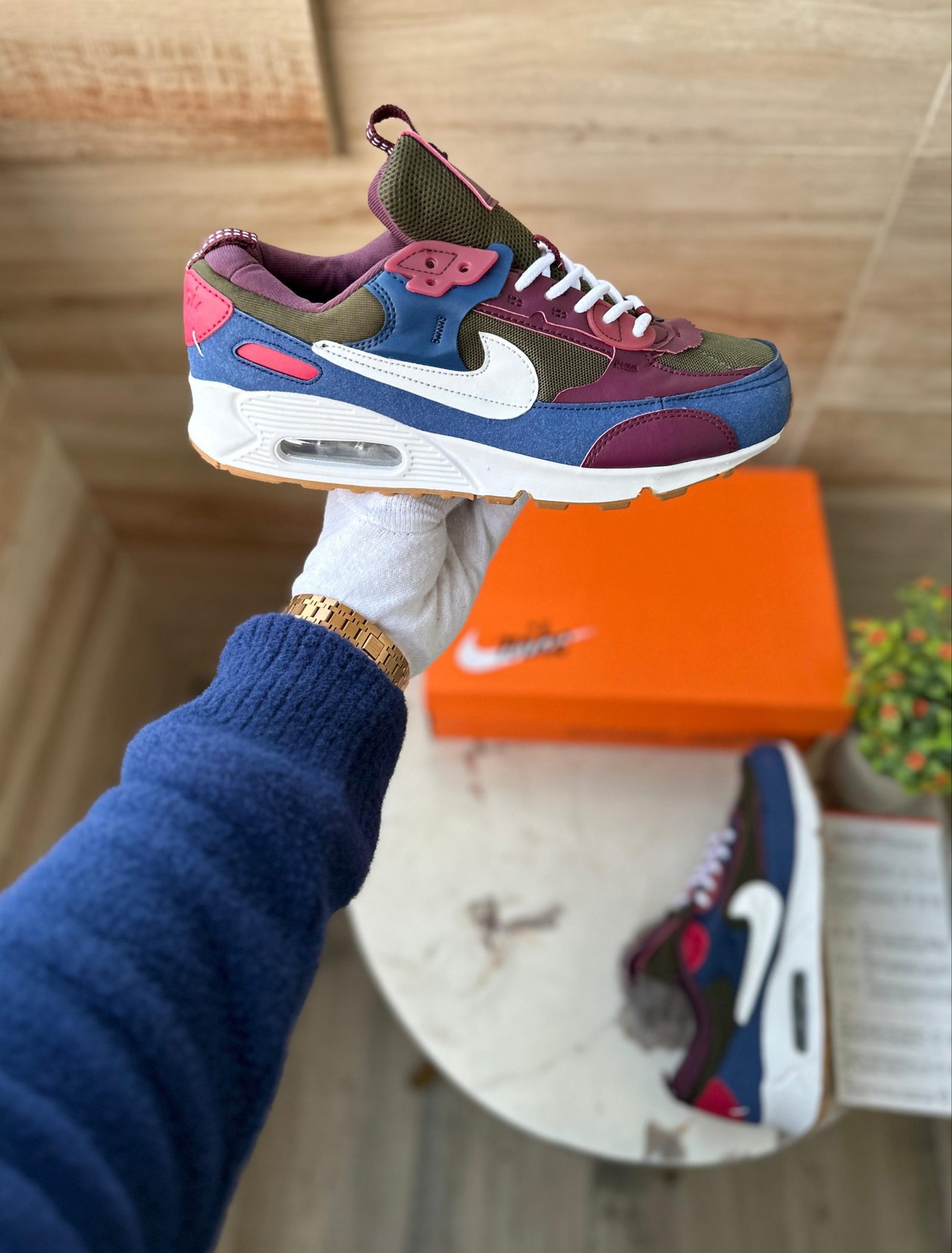 Airmax 90 Futura Sneakers For Boys