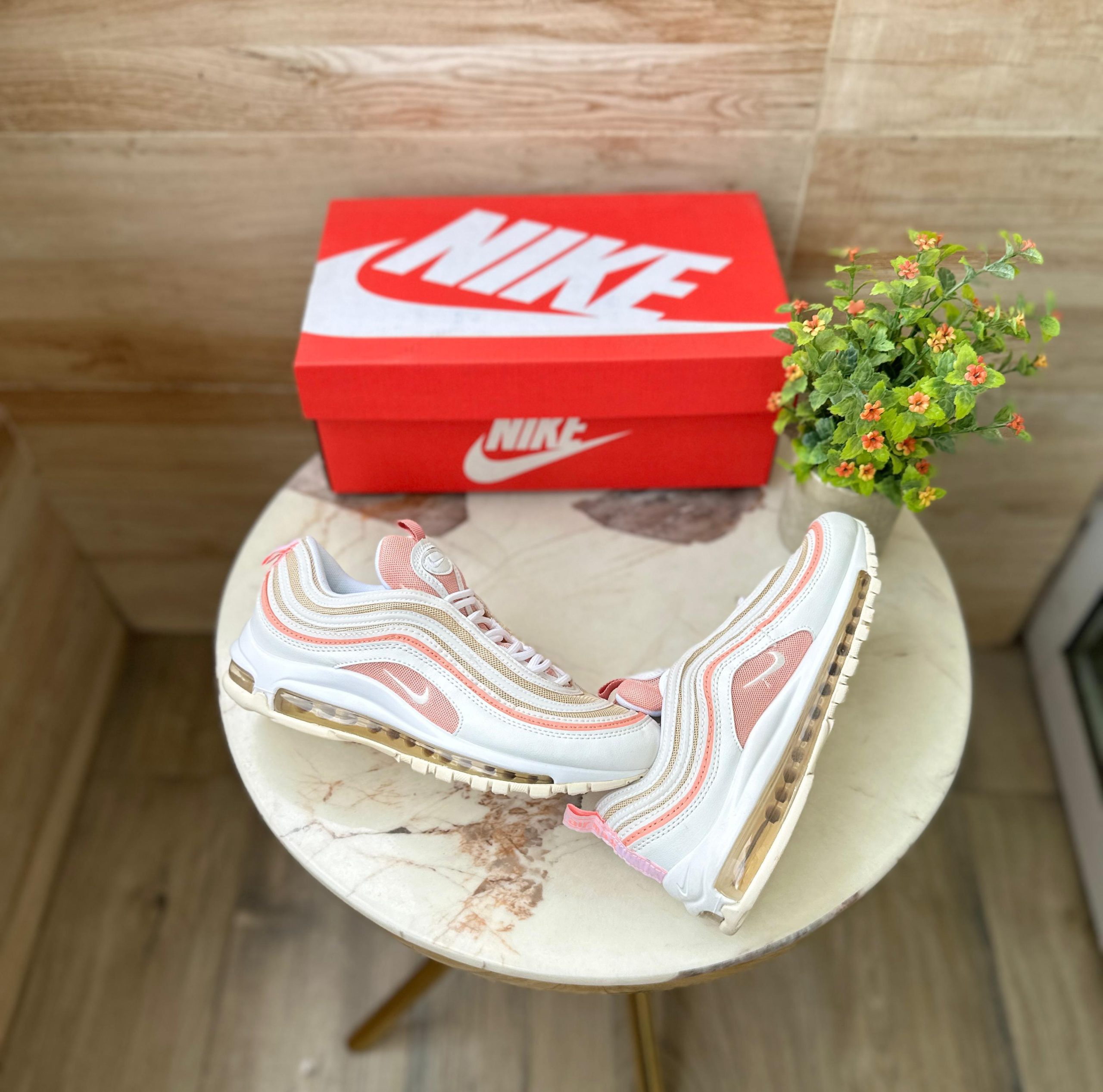 Airmax 97 Bleached Coral Shoes For Girls