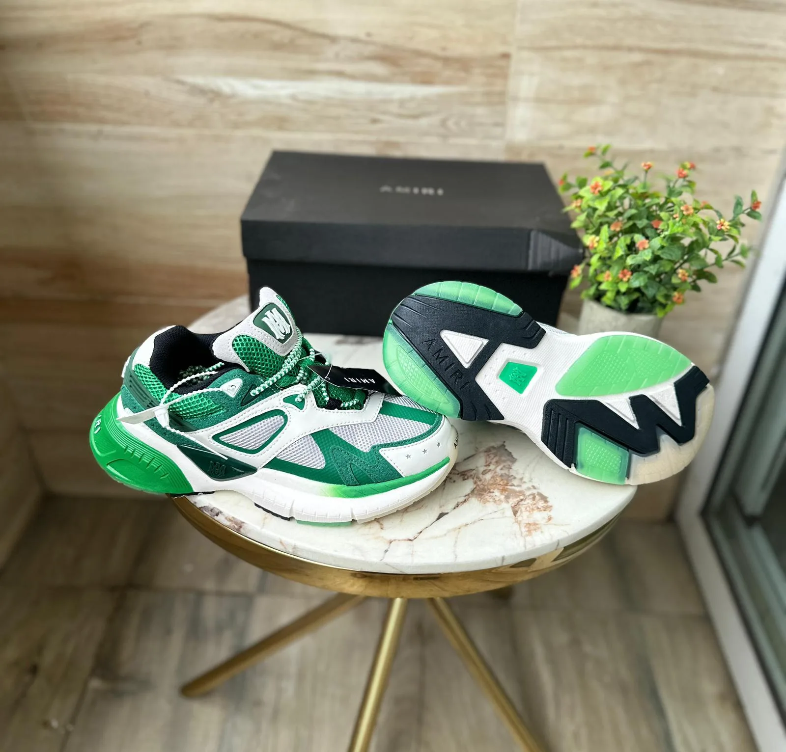 Amiri Ma Sneaker Green Color For Boys