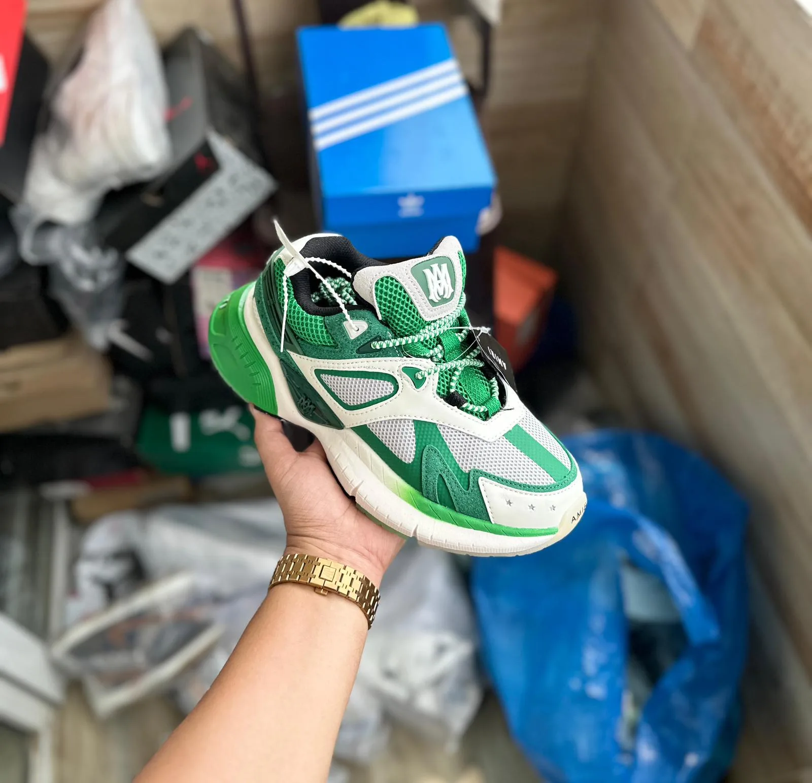 Amiri Ma Sneaker Green Color For Boys