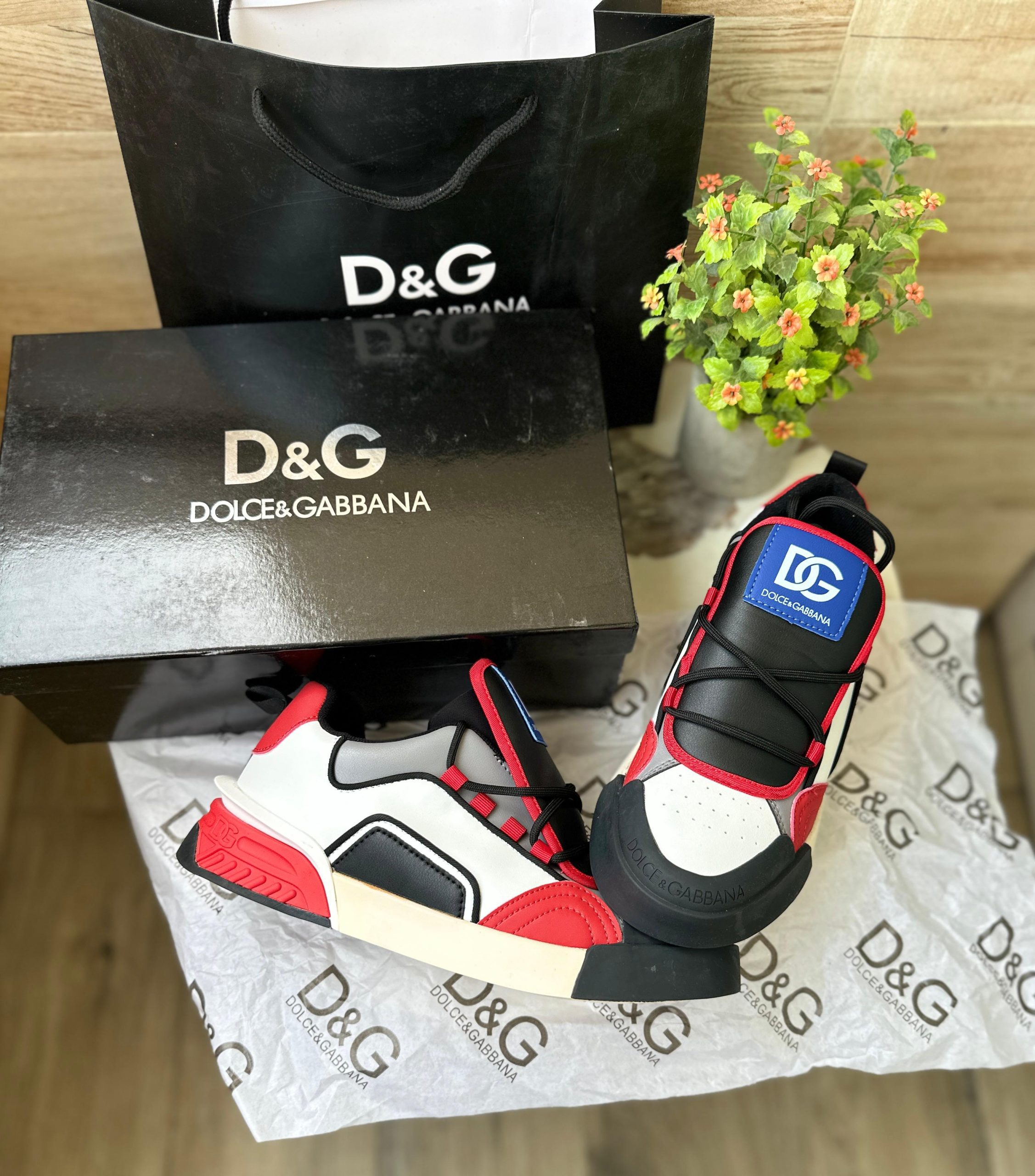 Imported Dolce Sneakers Luxury Brand Shoes