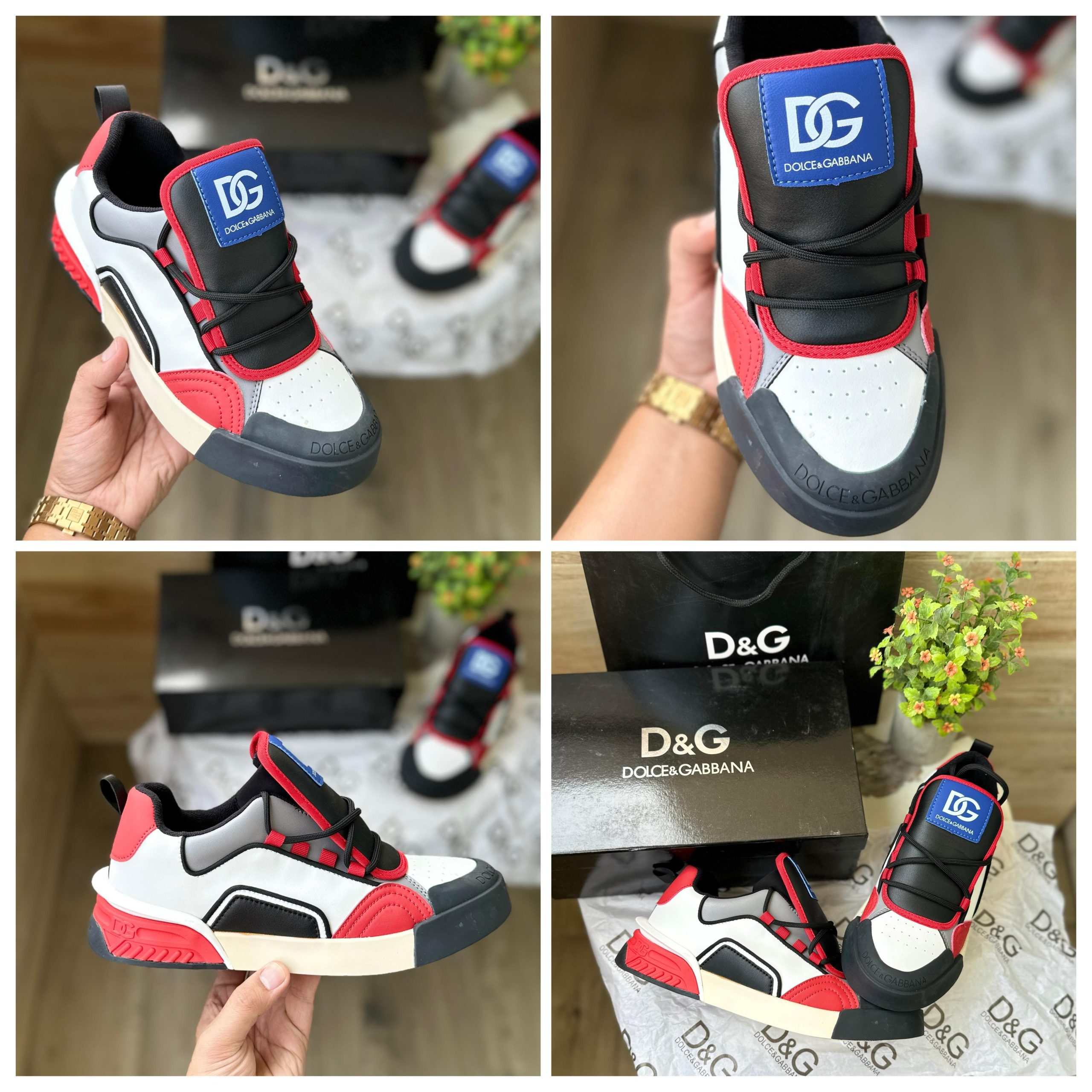 Imported Dolce Sneakers Luxury Brand Shoes