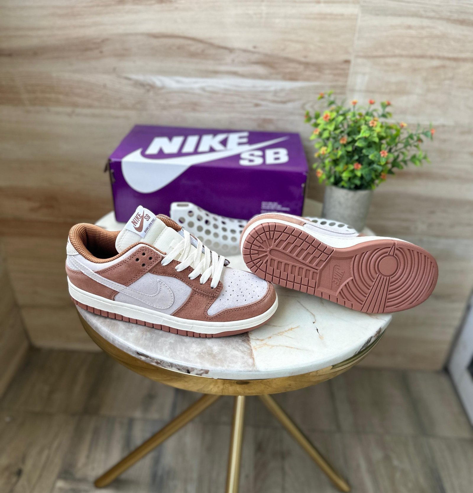 SB Dunk Low Medium Curry Shoes For Boys