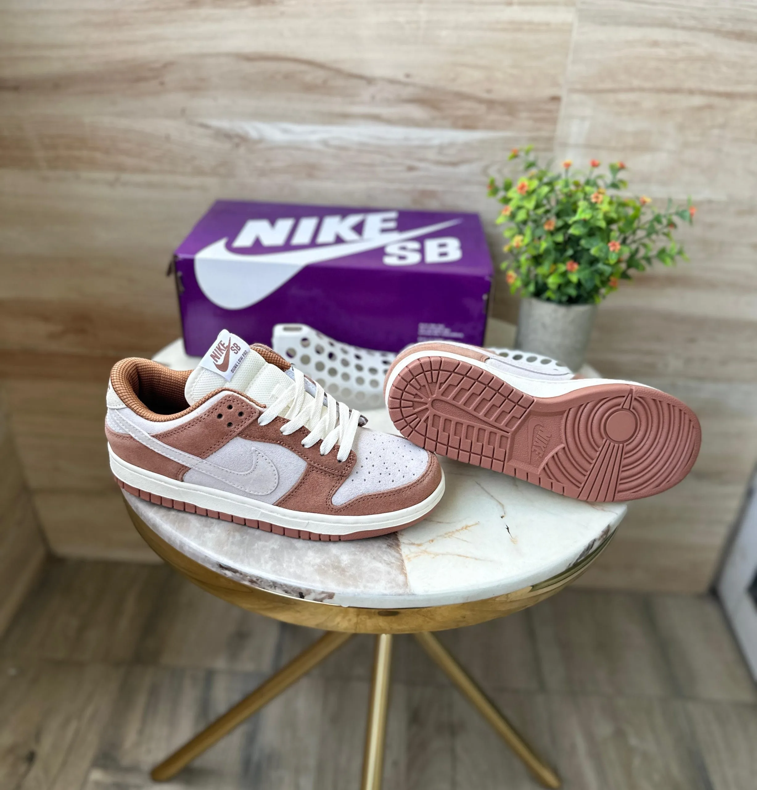 Skate Dunk Low Medium Curry Sneakers | Authentic Skate