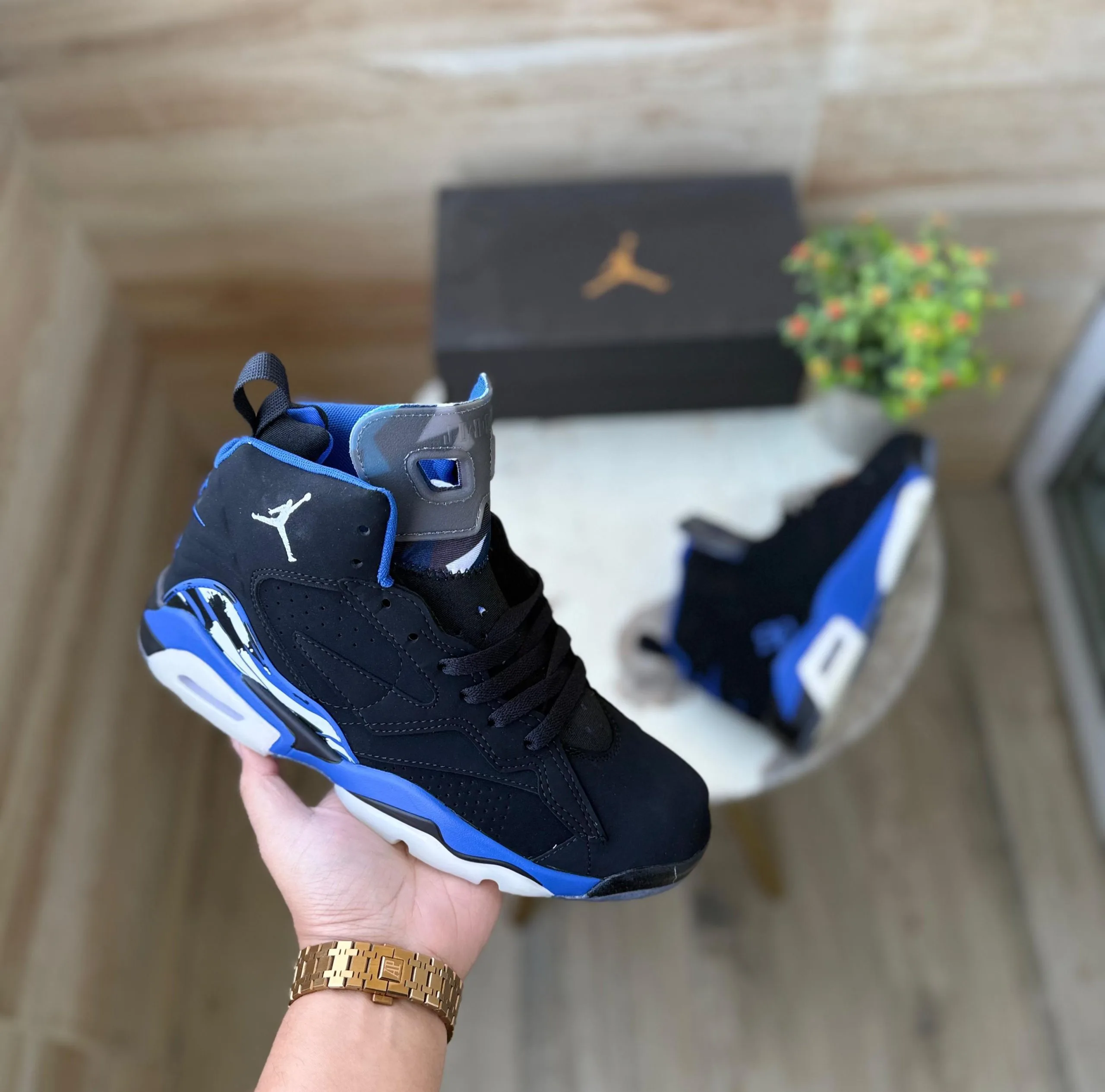 Jumpman Mvp Blue Shoes For Boys