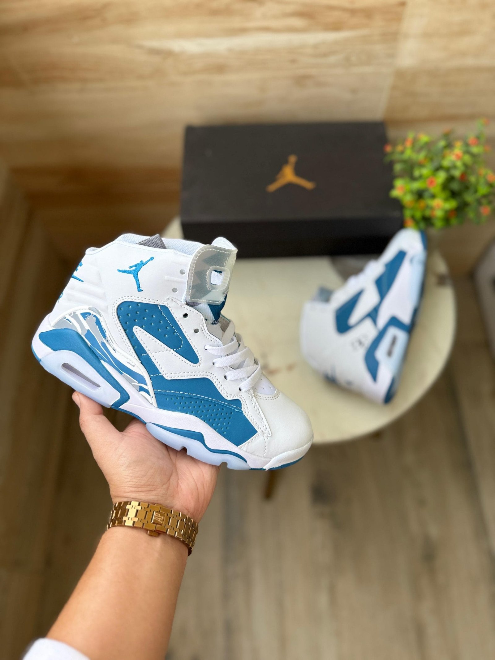Jumpman Mvp Industrial Blue Sneakers