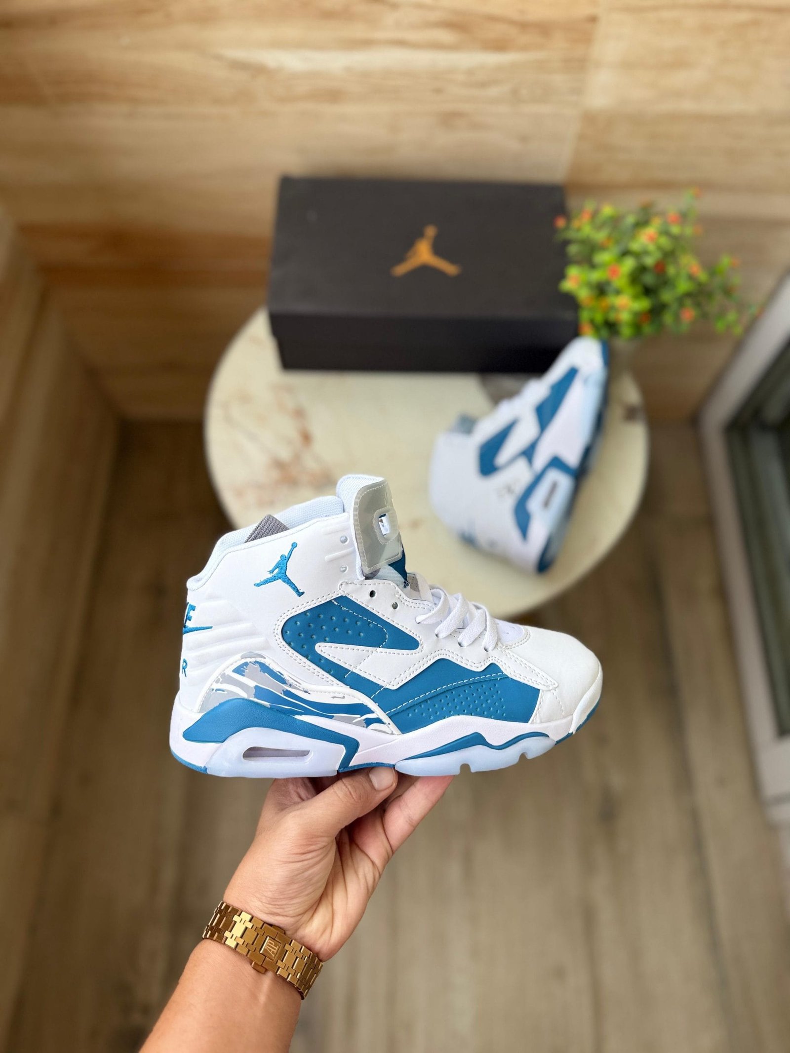 Jumpman Mvp Industrial Blue Sneakers
