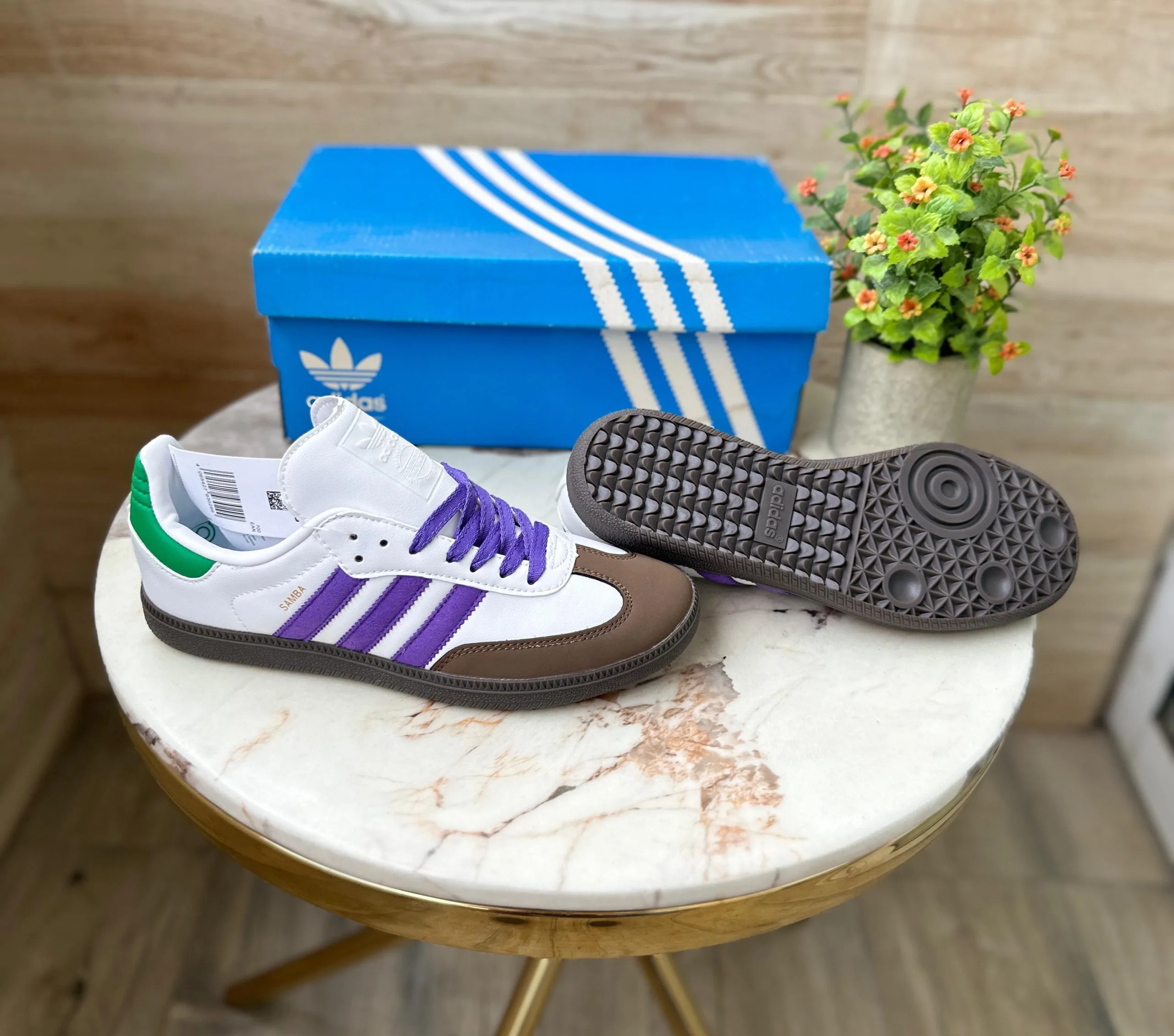 Samba Off White Blue Sneakers On Sale
