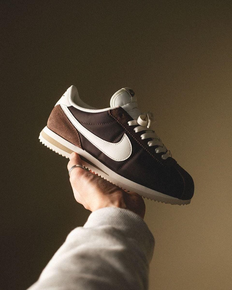 Cortez Barbeque Brown Sneakers For Boys