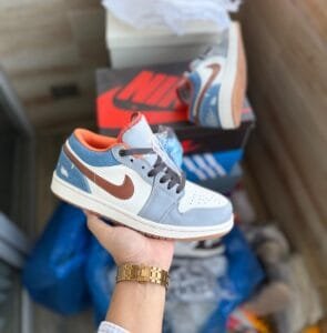 Cut Phantom Denim Sneakers For Boys (2)