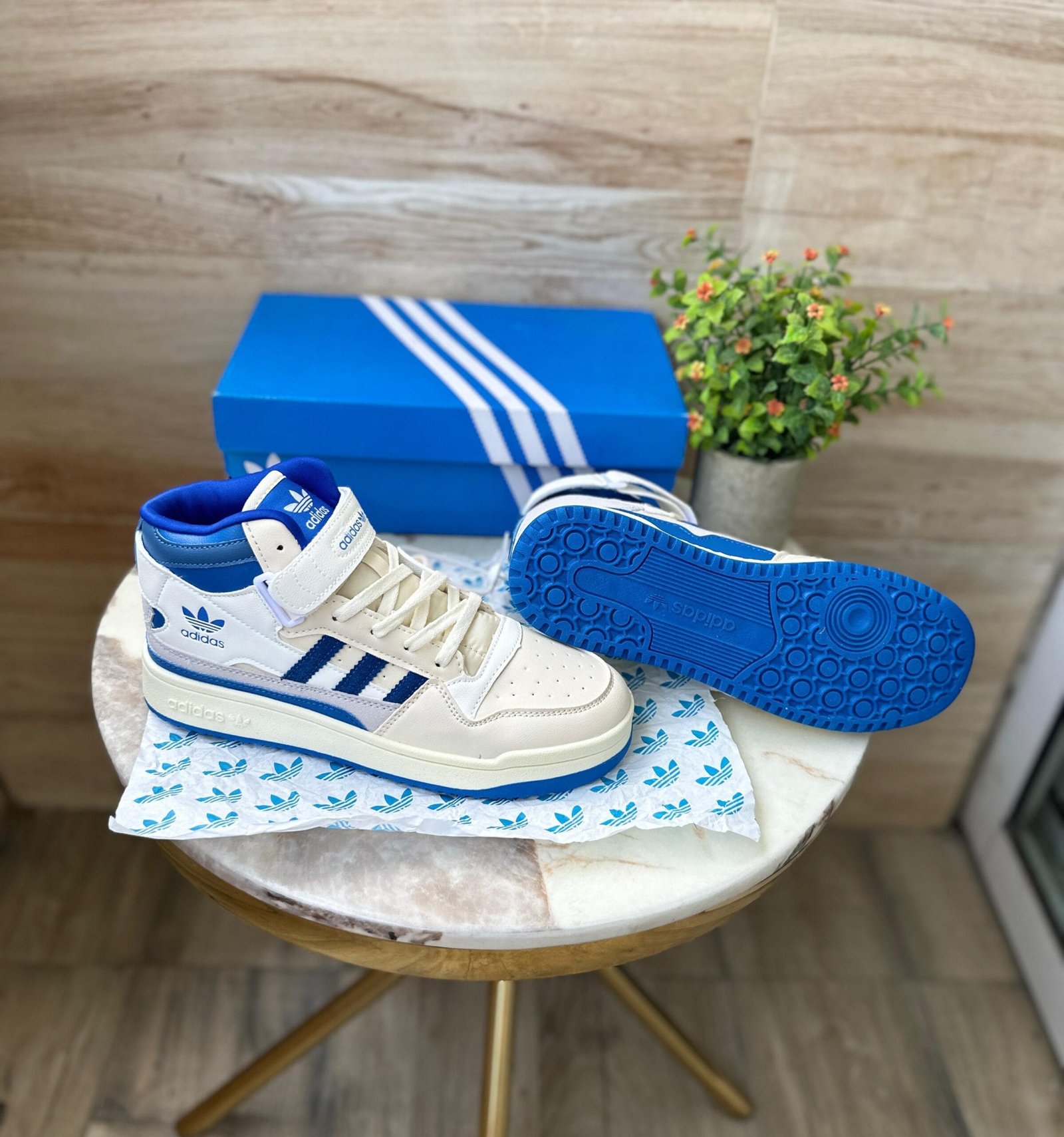 Forum 84 Mid University Blue Sneakers For Girls