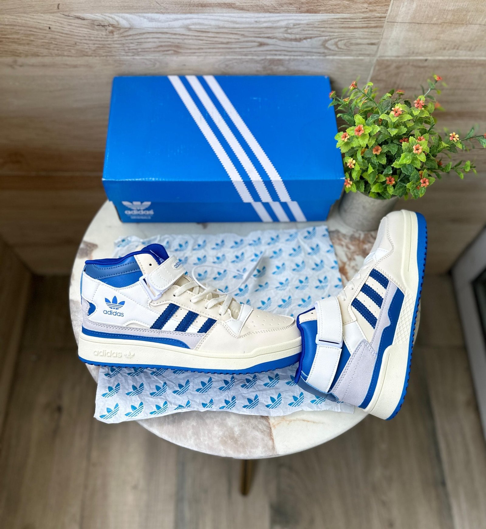 Forum 84 Mid University Blue Sneakers For Girls