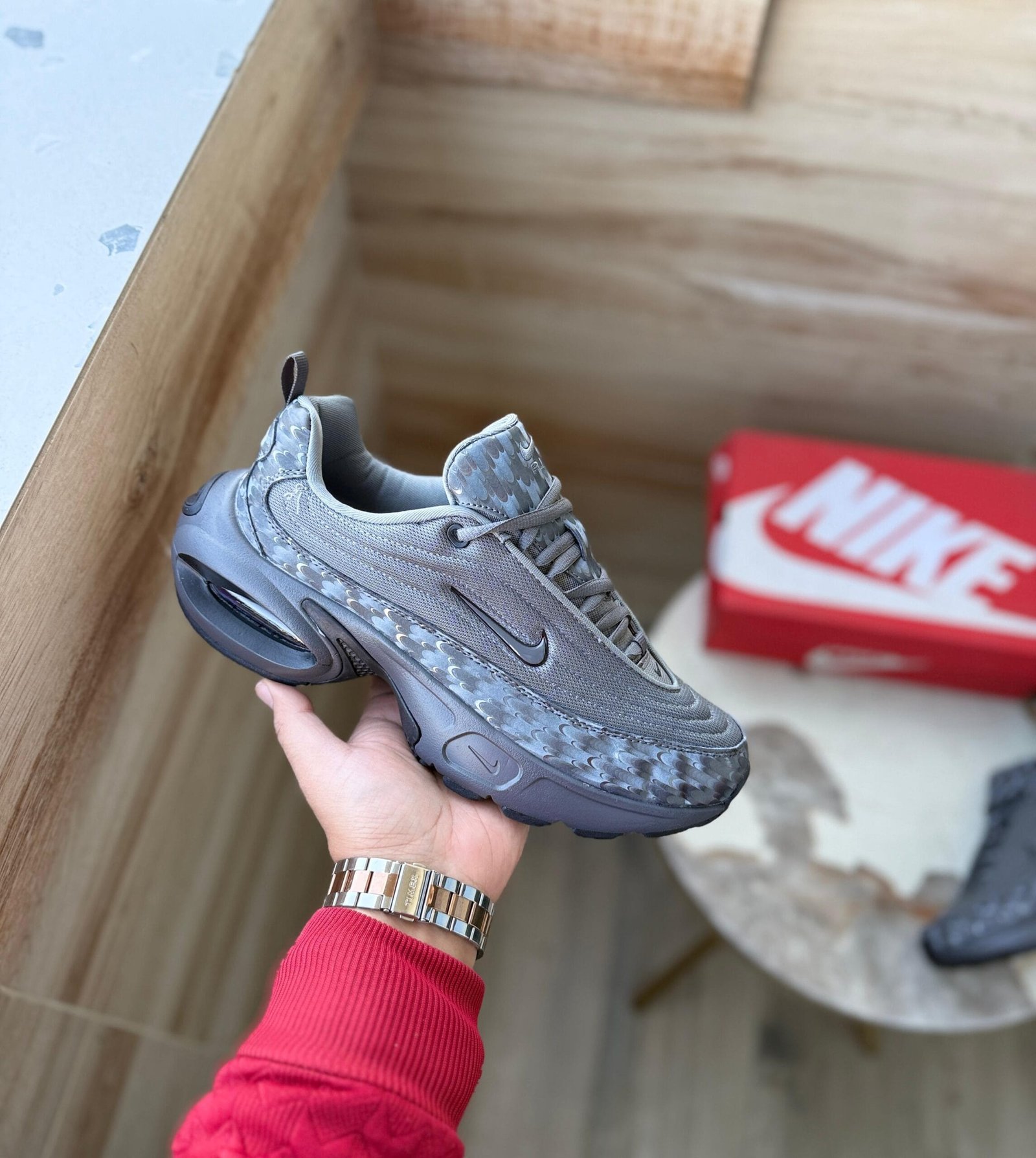 Portal Trainers Grey Sneakers For Boys