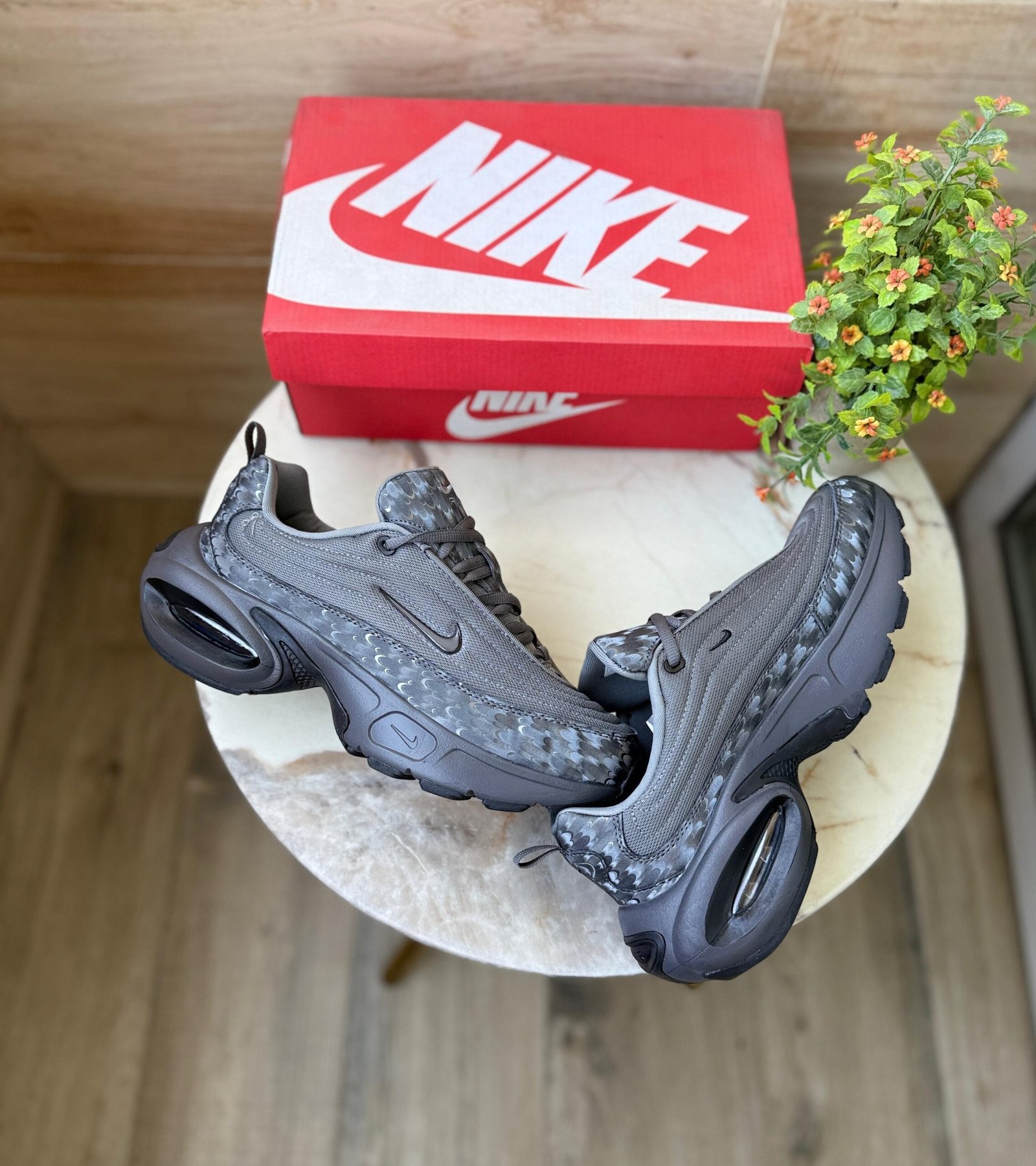 Portal Trainers Grey Sneakers For Boys