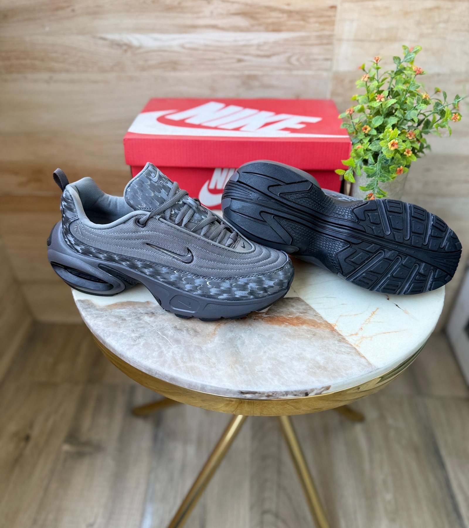 Portal Trainers Grey Sneakers For Boys