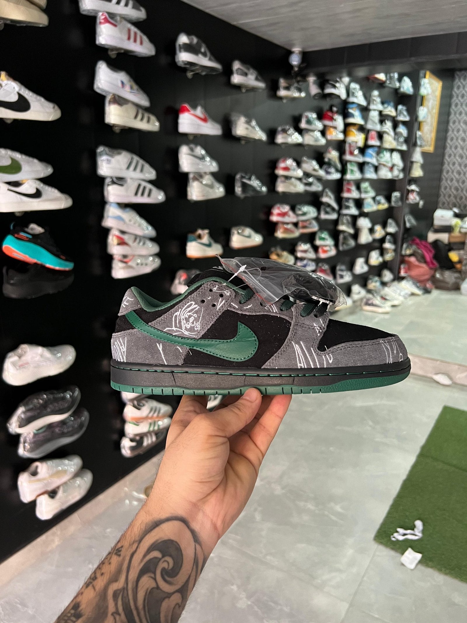 SB Dunk Skateboard Full Leather Sneakers