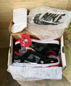 Sb Dunk Zero Coca Cola Sneakers In Stock
