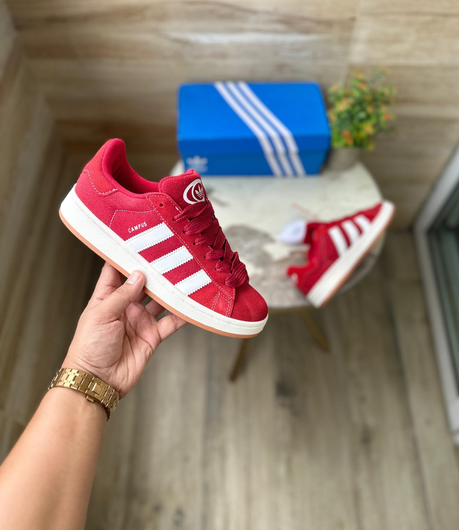 Campus 00s 2024 Bloody Red Sneakers