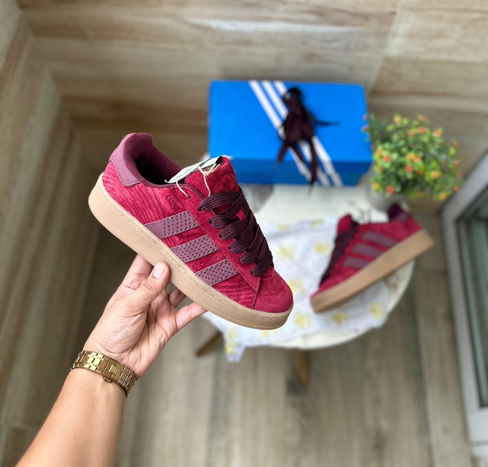Campus 00s 2024 Maroon Unisex Sneakers