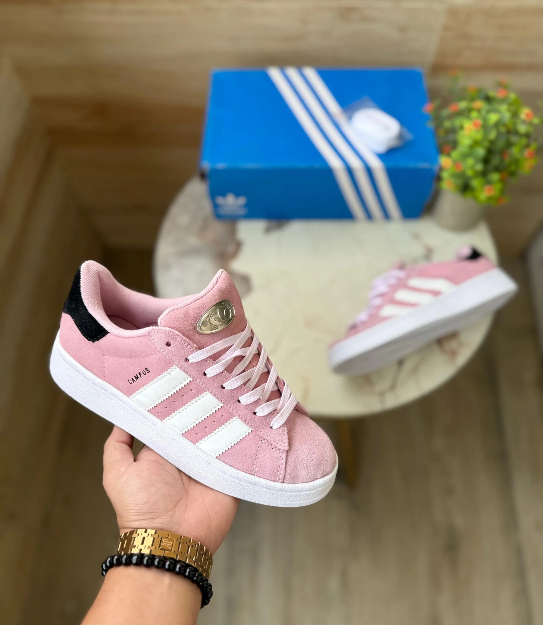 Campus 00s Bliss Pink Sneakers For Girls | 7AShoes First Copy