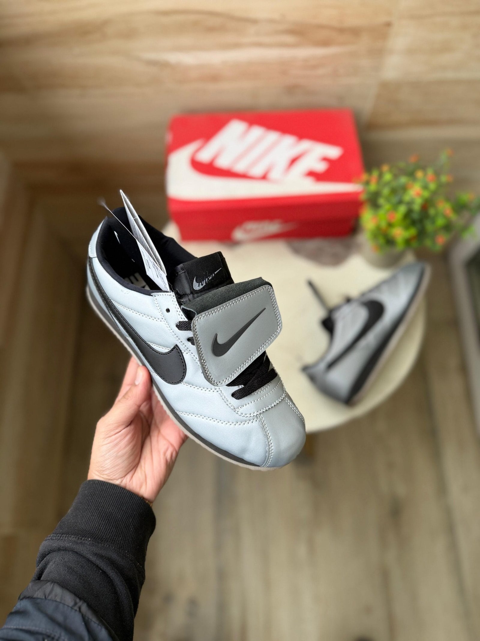 Cortez Se Tiempo Grey Sneakers In Stock