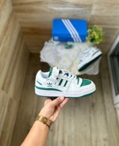 Forum 84 White Green Sneakers On Sale (4)