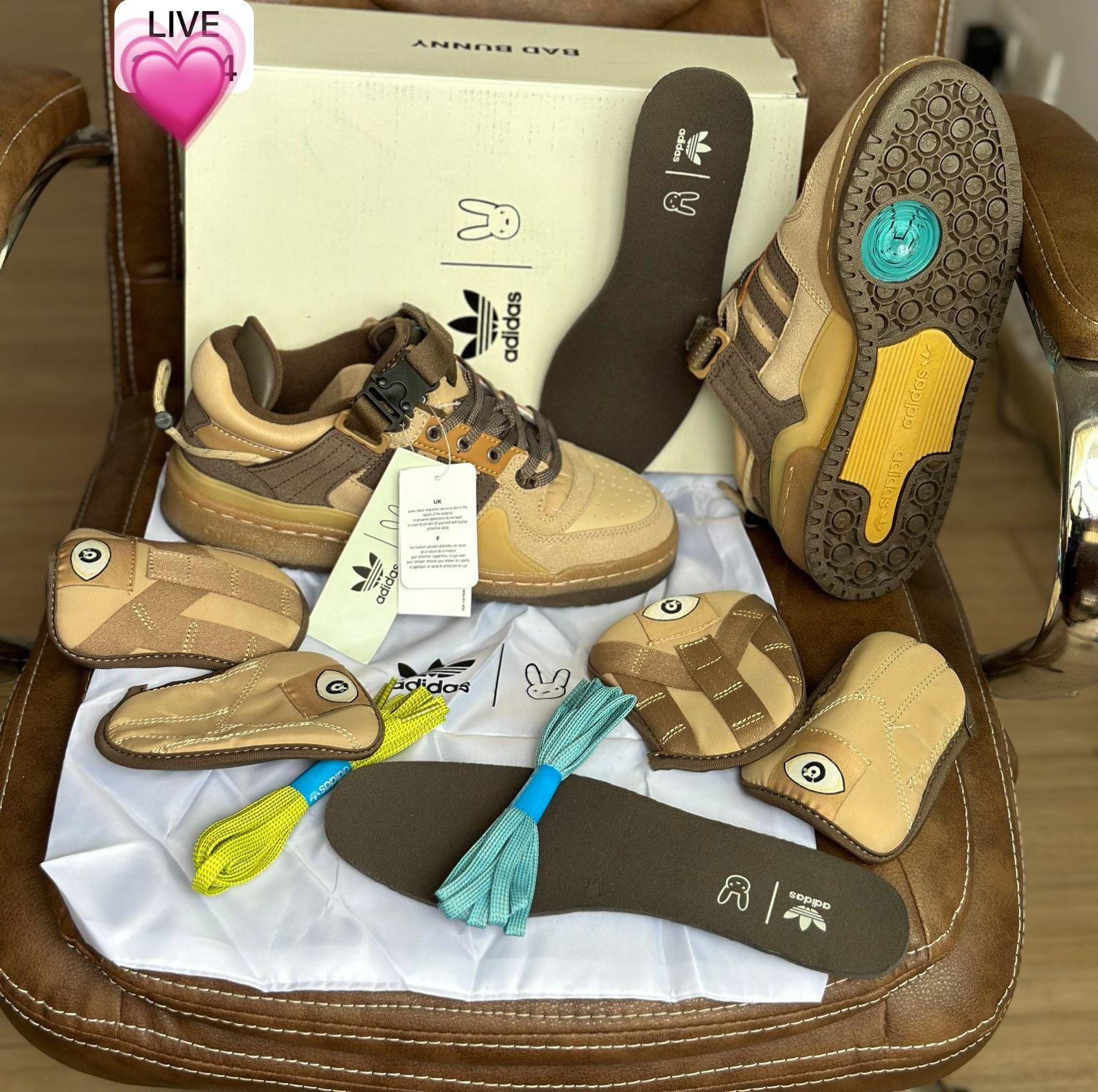 Forum Bad Bunny Brown Sneakers For Girls