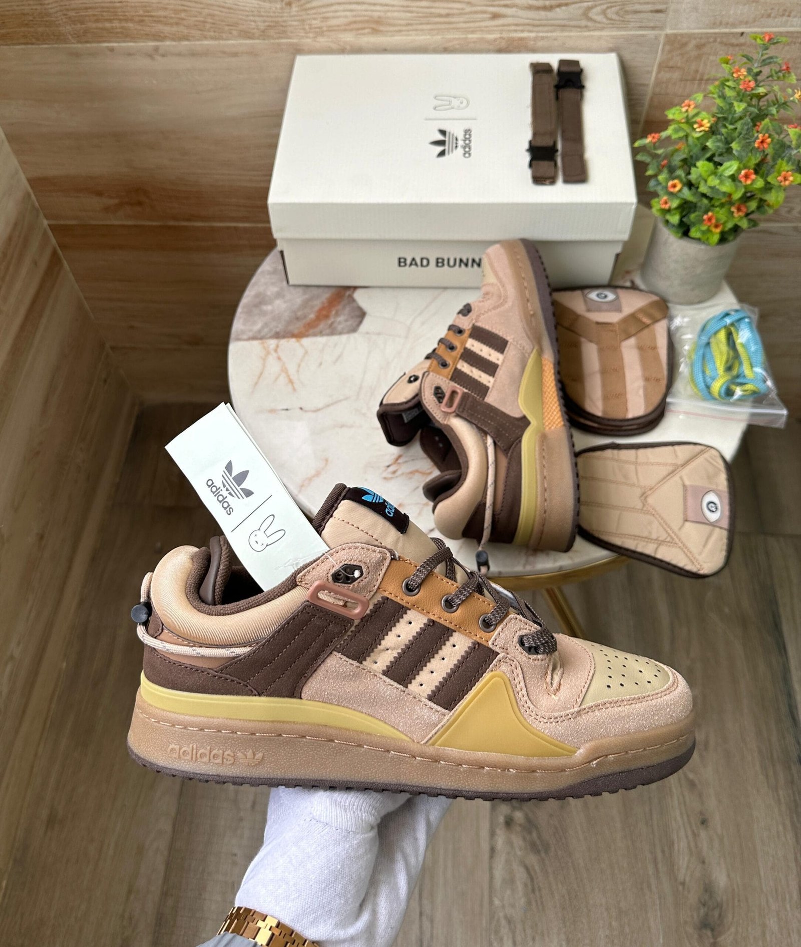 Forum Bad Bunny Brown Sneakers For Girls