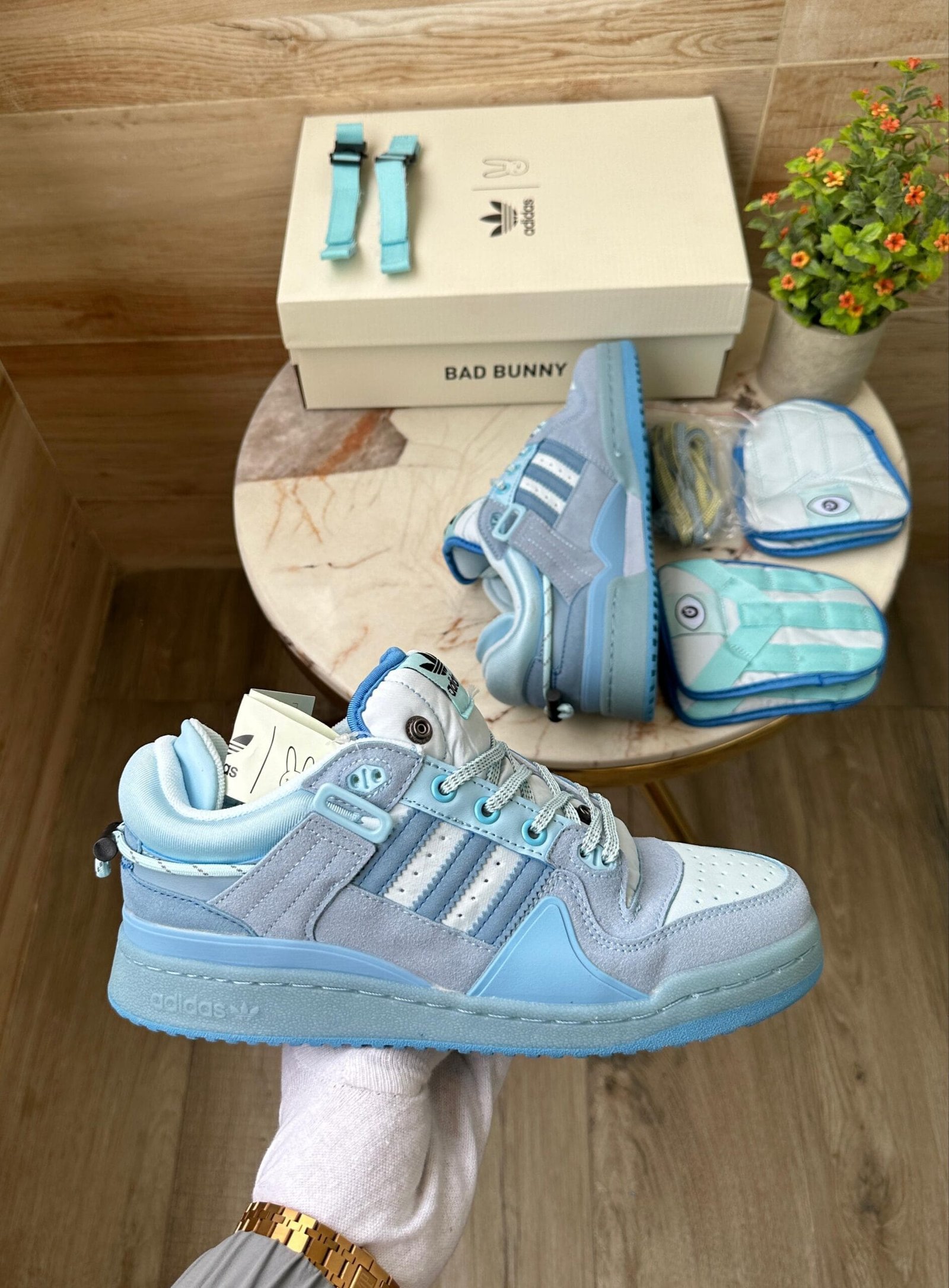 Forum Bad Bunny Sky Blue Sneakers Unisex
