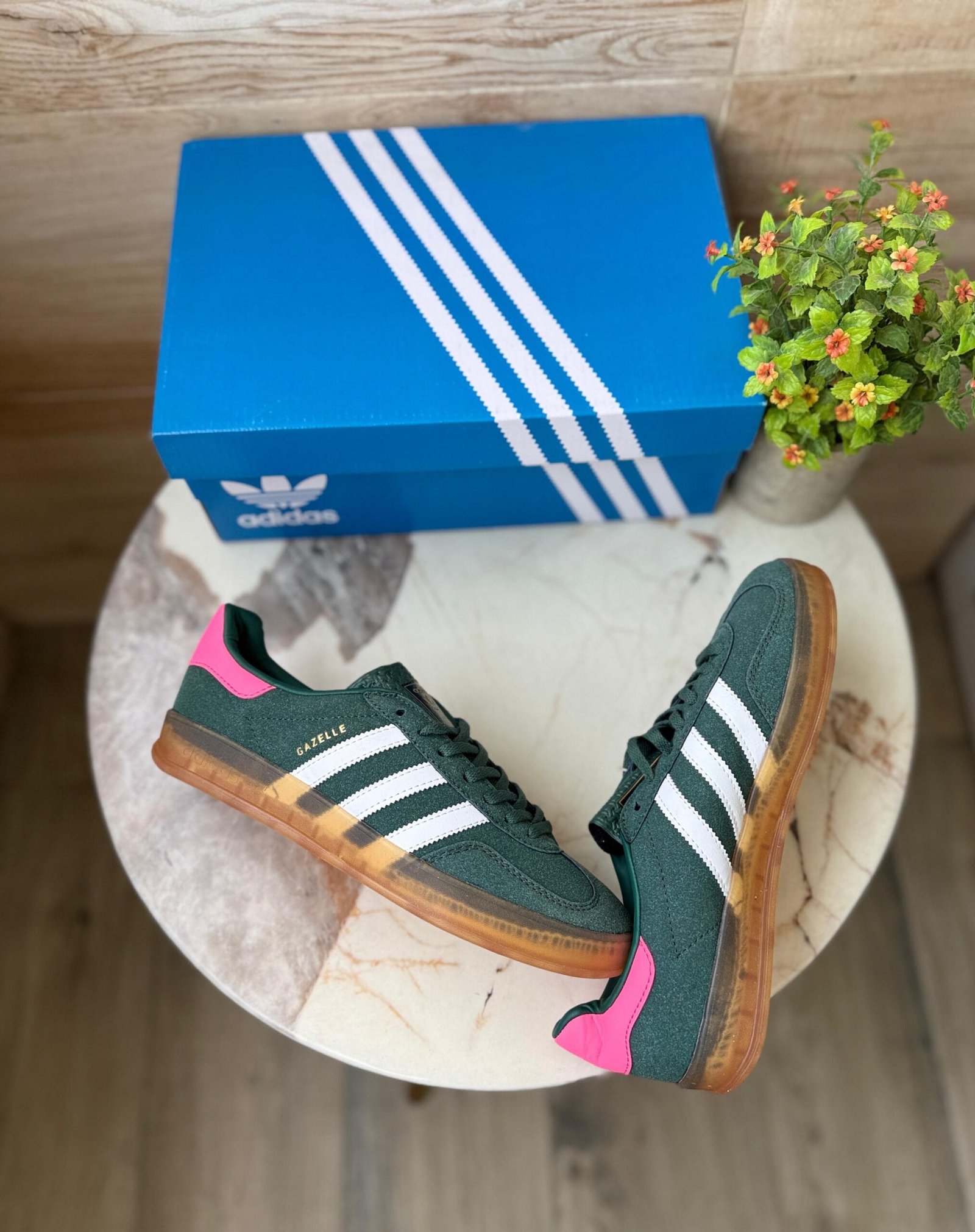 Gazzele Indoor Green Sneakers On Sale