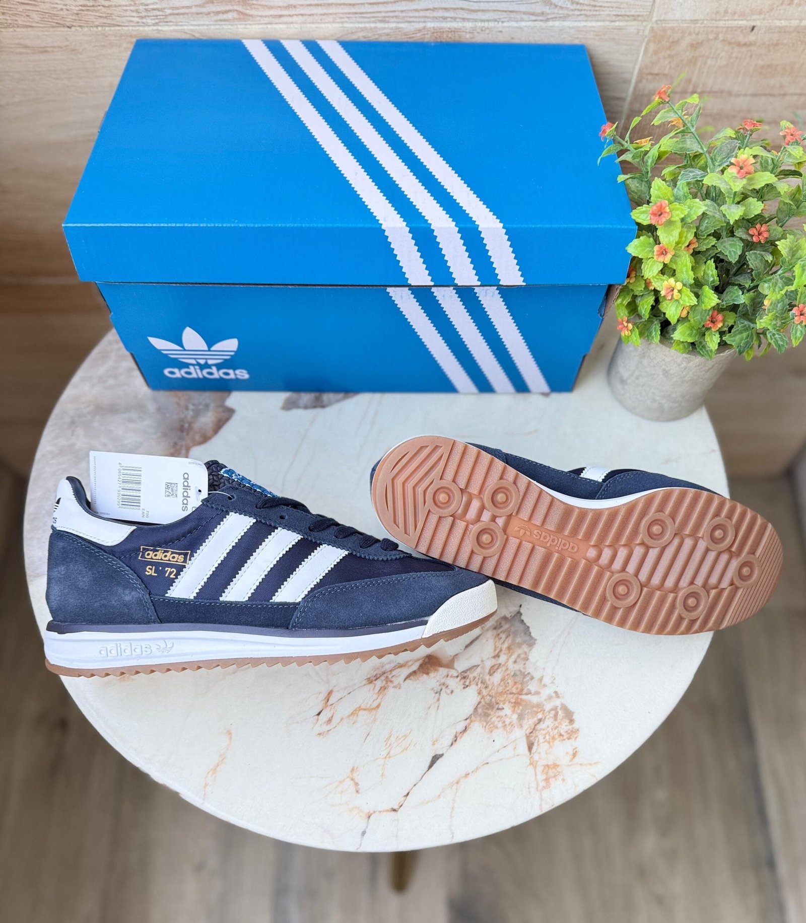 Imported Sl 72 Navy Sneakers In Stock
