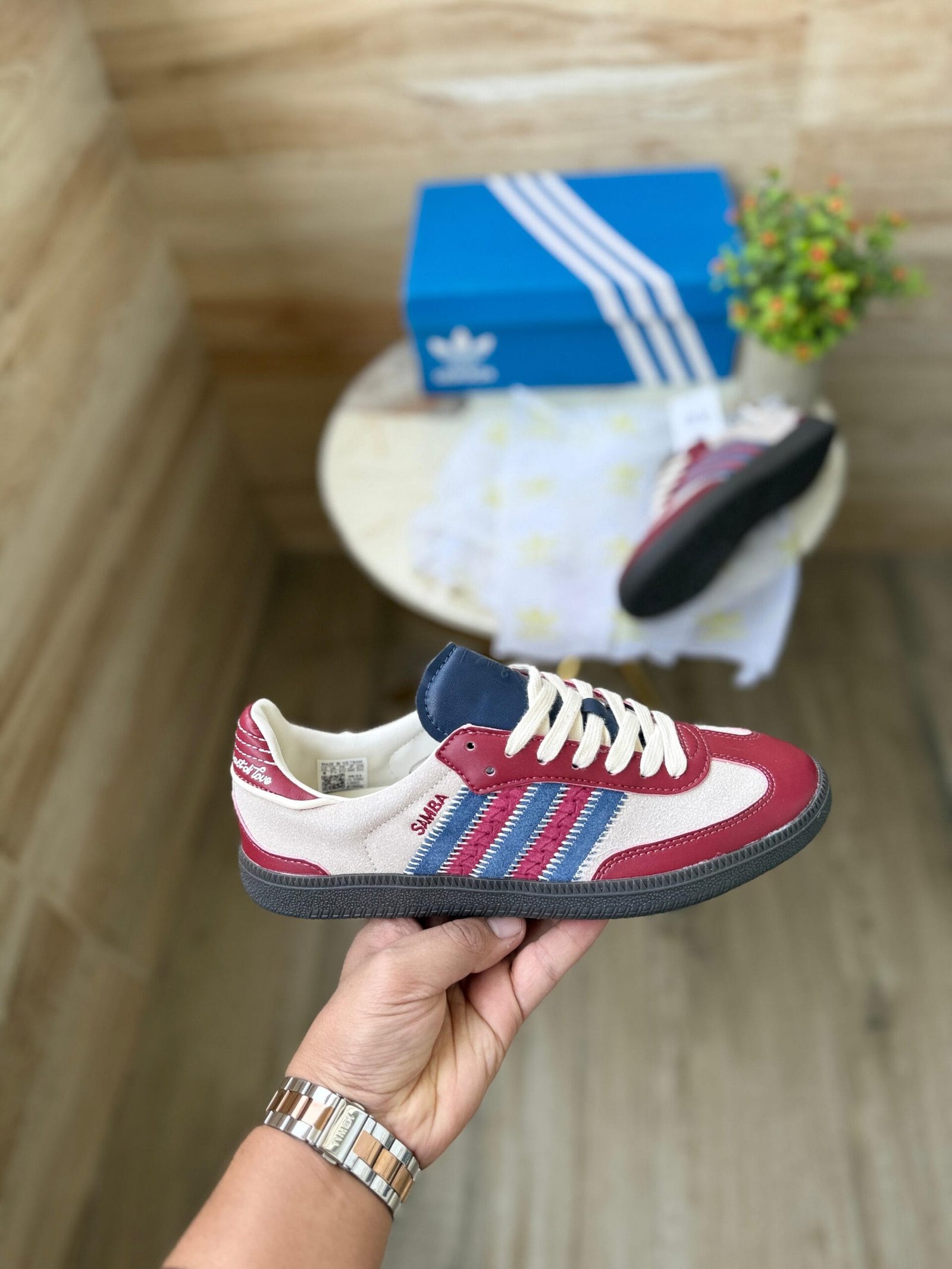 Samba Notitle Maroon Sneakers On Sale
