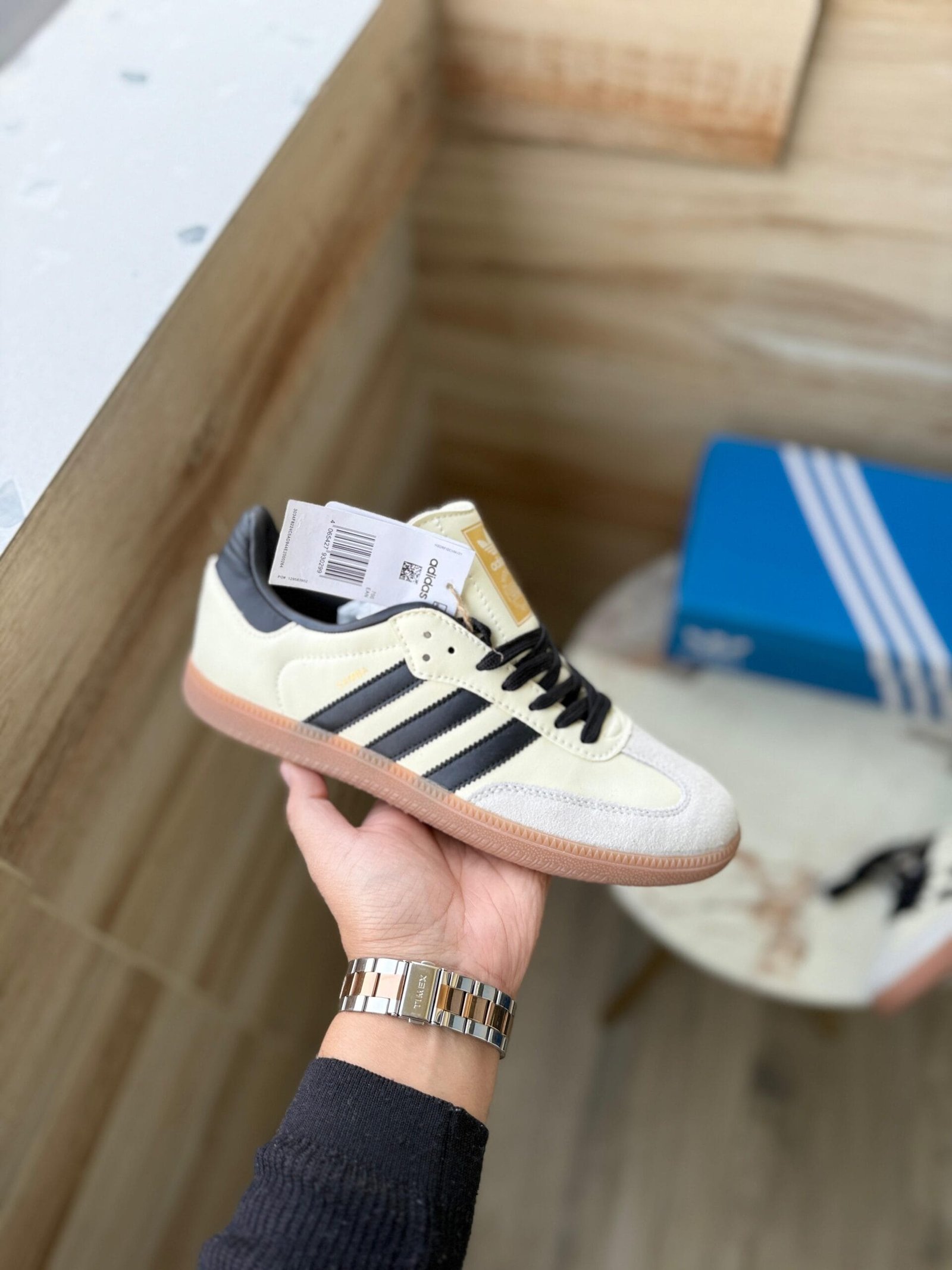 Samba Wonder White Sneaker For Boys