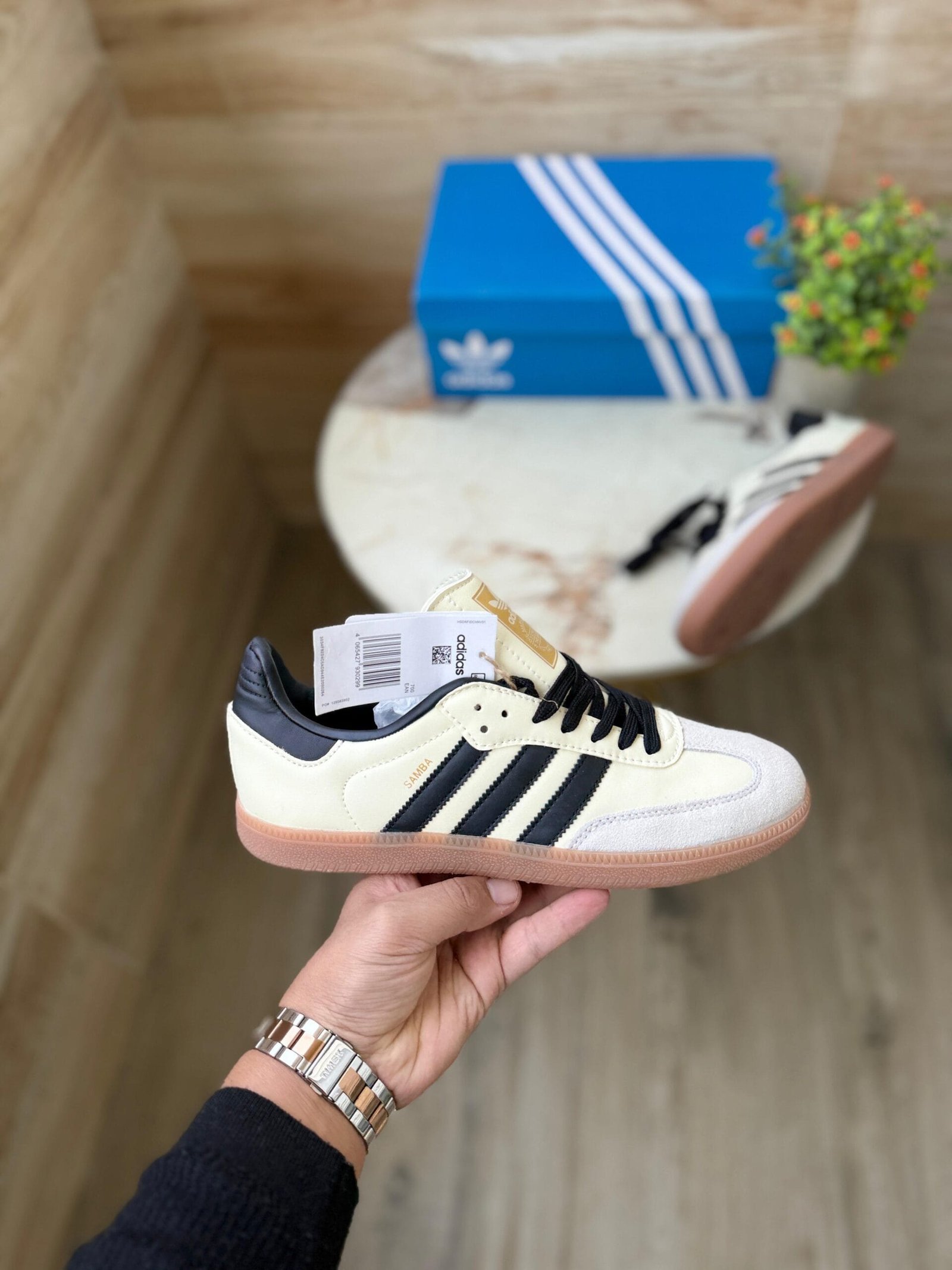 Samba Wonder White Sneaker For Boys