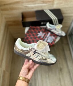 Samba X Wales Boner Silver Sneakers On Sale (1)