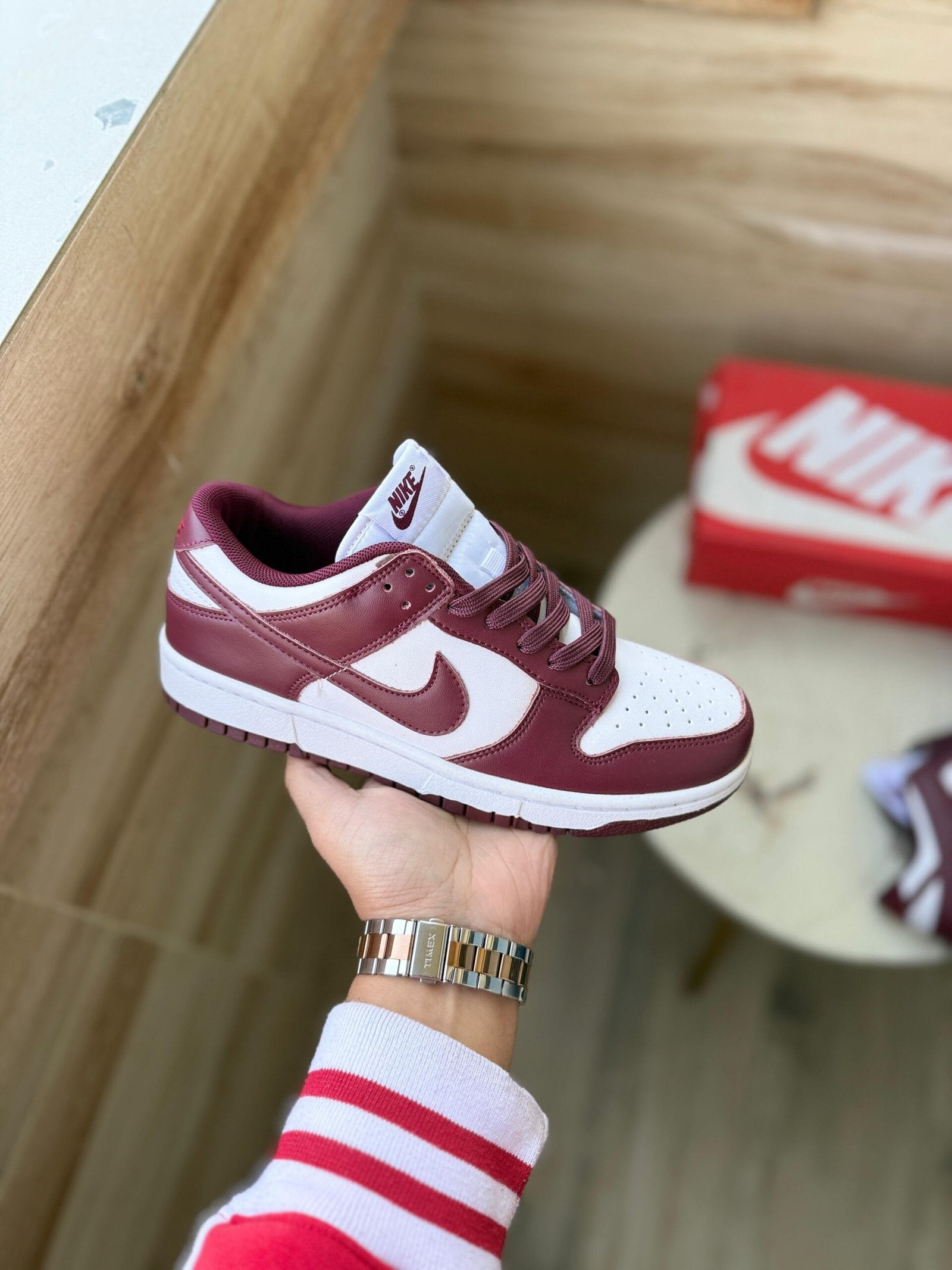 Sb Dunk Wine Sneakers Unisex On Sale (1)
